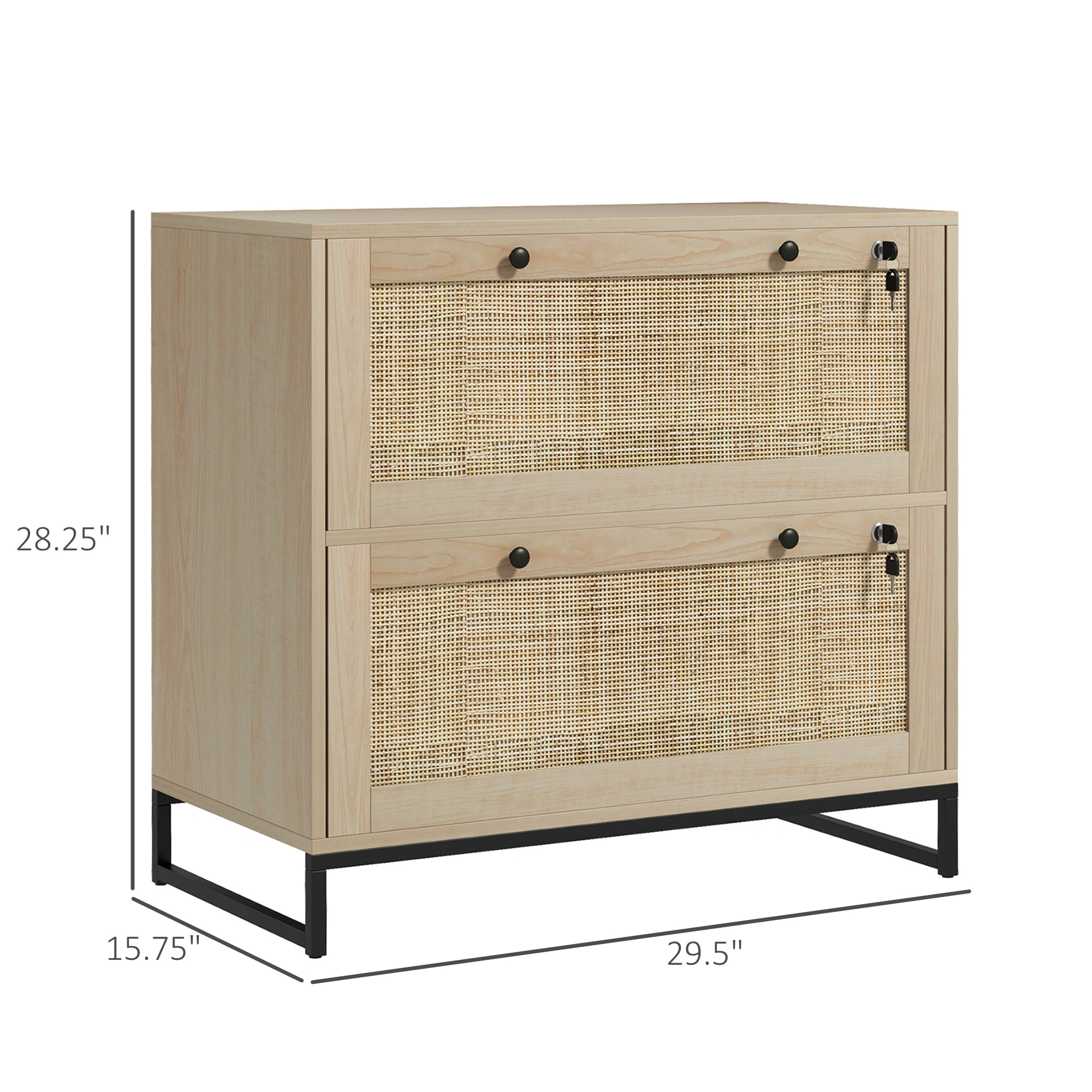 Kitchen Storage Cabinet with Shelves and Drawers Pantry Cupboard for Dining Room view 2