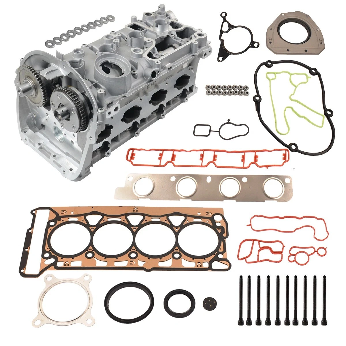 Cylinder Head gaskets Bolts Kit Replacement for VW Passat Jetta GTI Tiguan 2.0T CCTA CCZA