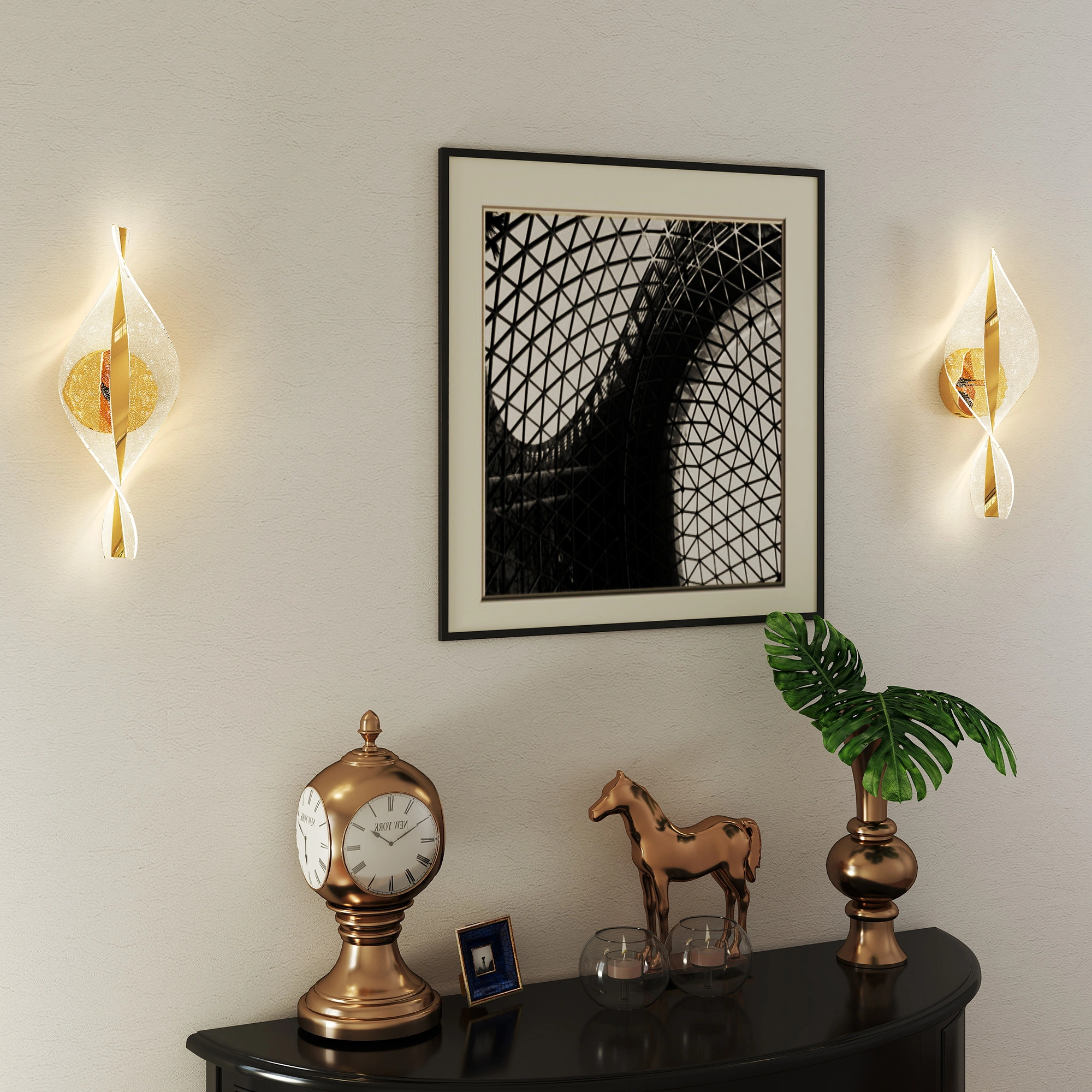 LED Outdoor Wall Sconce Waterproof IP65 | Modern Outdoor Lighting for Patio, Garden, Porch, House view 4