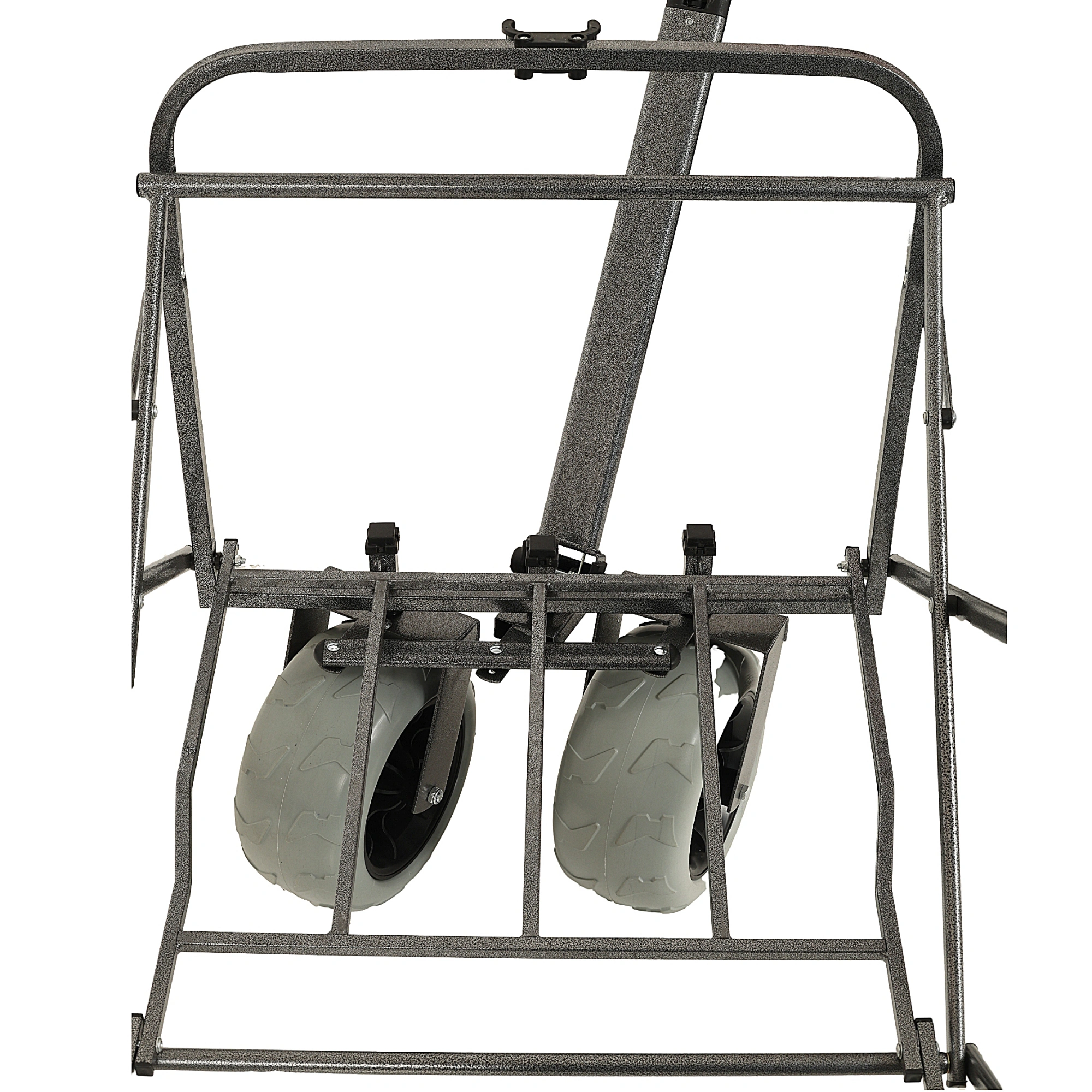 Fishing Cart with Rod Holders, 500lbs Beach Wagon with 9" Pneumatic Tires, All-Terrain Steel Frame Utility Cart with Multi-Use Bag, Black view 16
