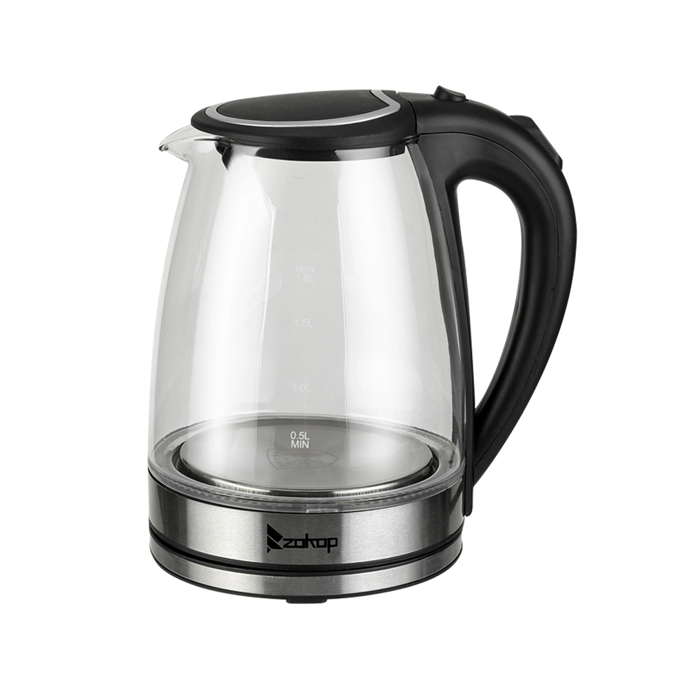 Electric Glass Kettle 1.8L 1200W 110V, HD-1857-A Boiling Water Pot with LED Light, Auto Shut-Off, US Plug view 24