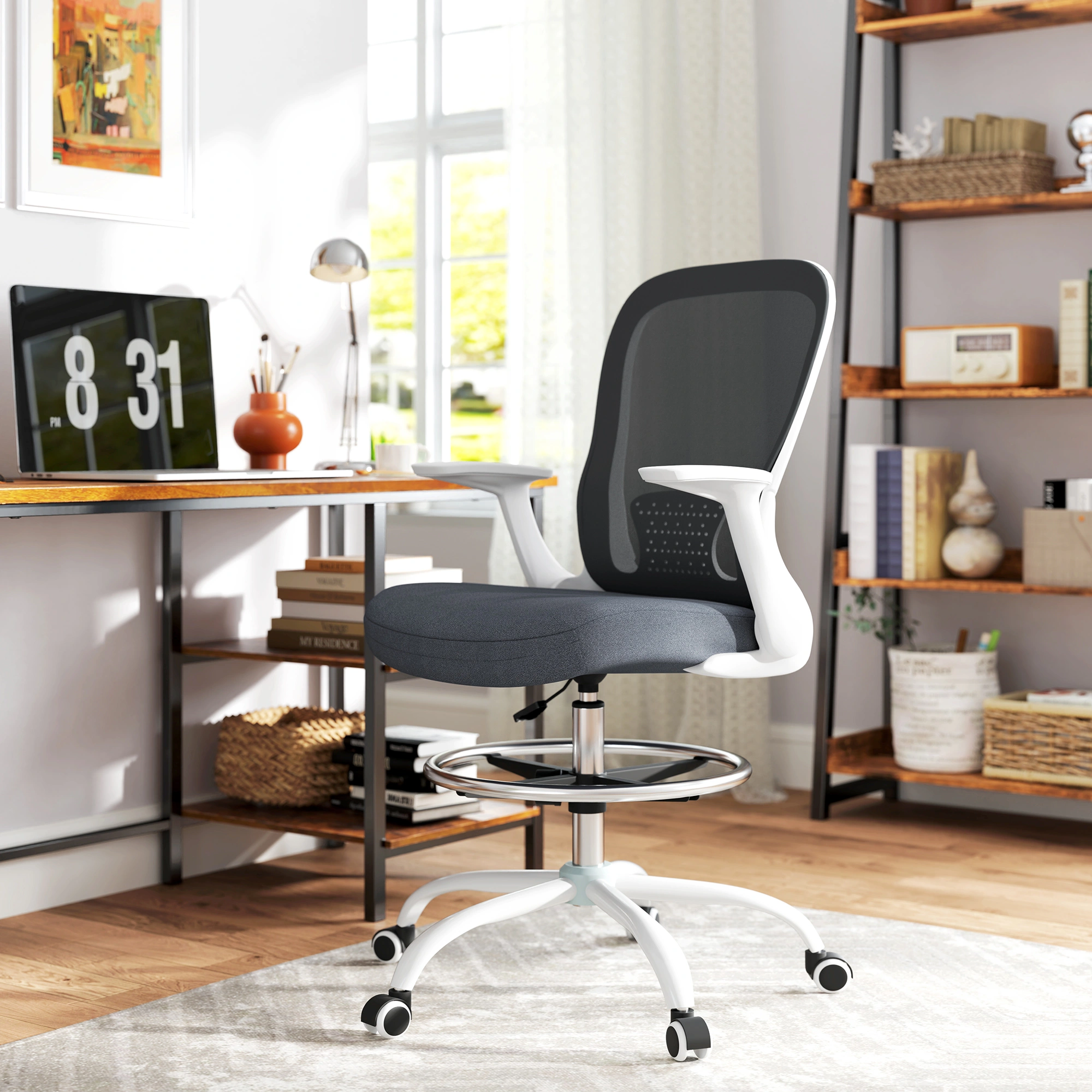 Riser Recliner Chair with Lift Function, Power Adjustable Reclining Chair, Comfortable Upholstered Armchair view 3