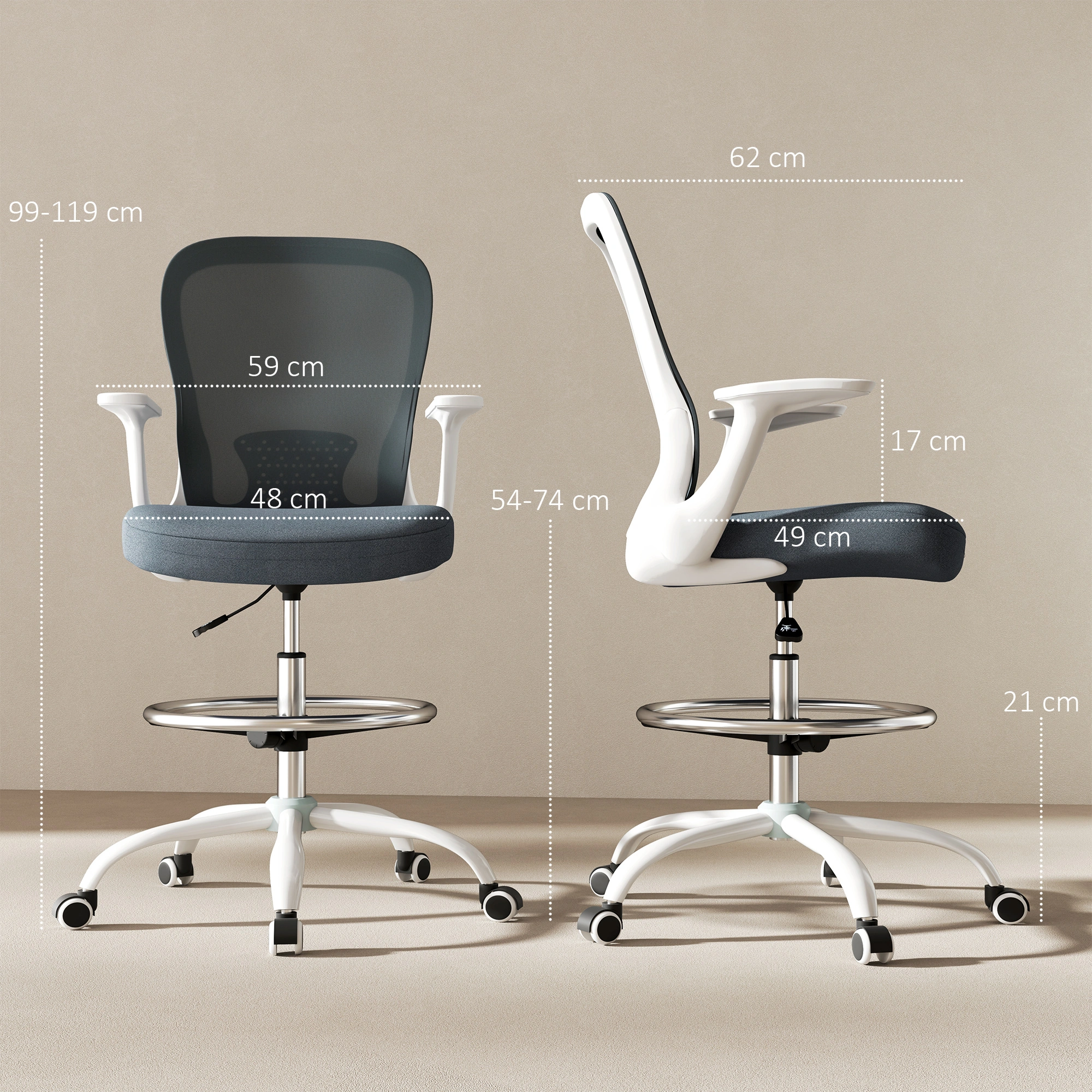 Riser Recliner Chair with Lift Function, Power Adjustable Reclining Chair, Comfortable Upholstered Armchair view 4