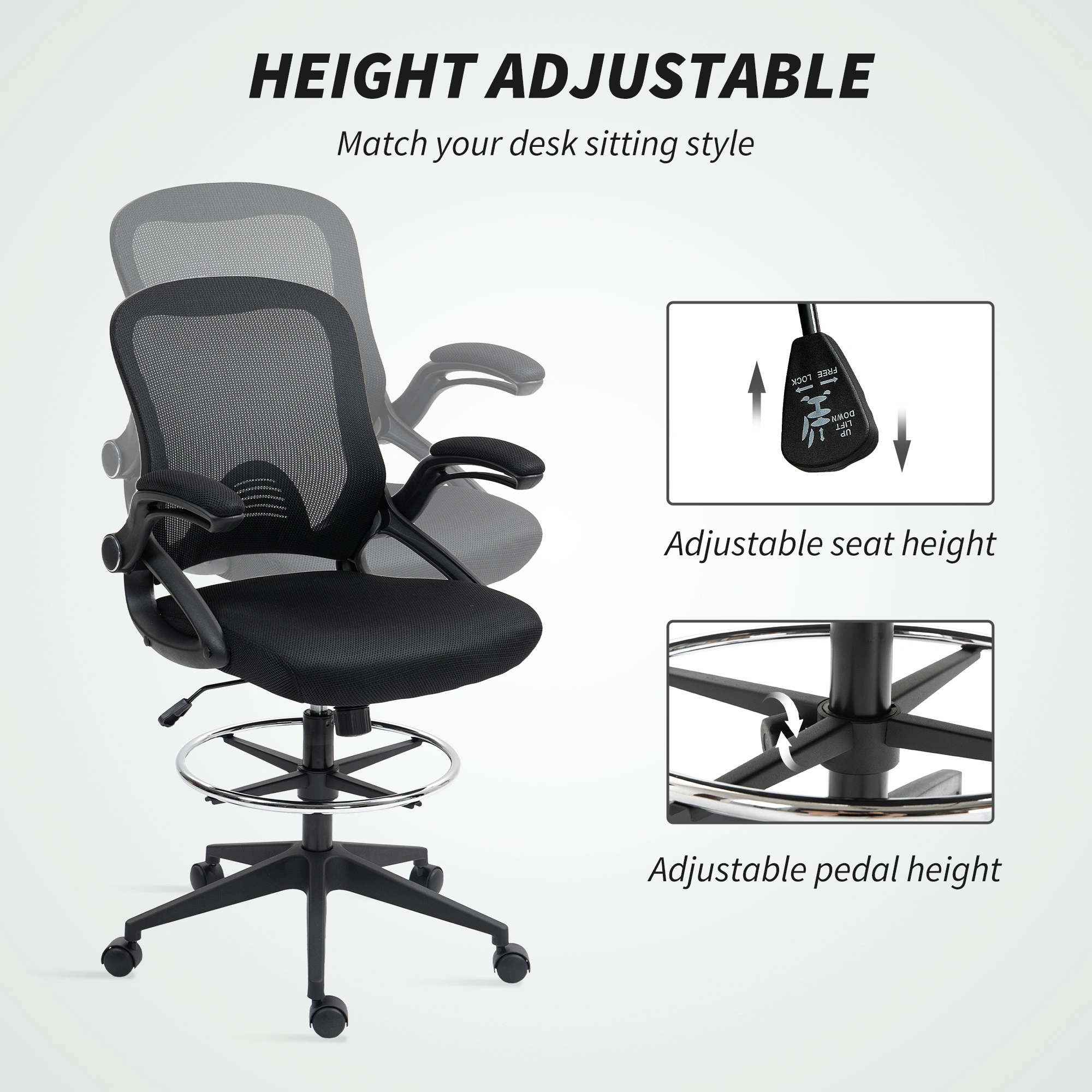 Riser Recliner Chair, Electric Lift Recliner with Remote Control, Upholstered Armchair for Living Room, Senior Accessibility view 4