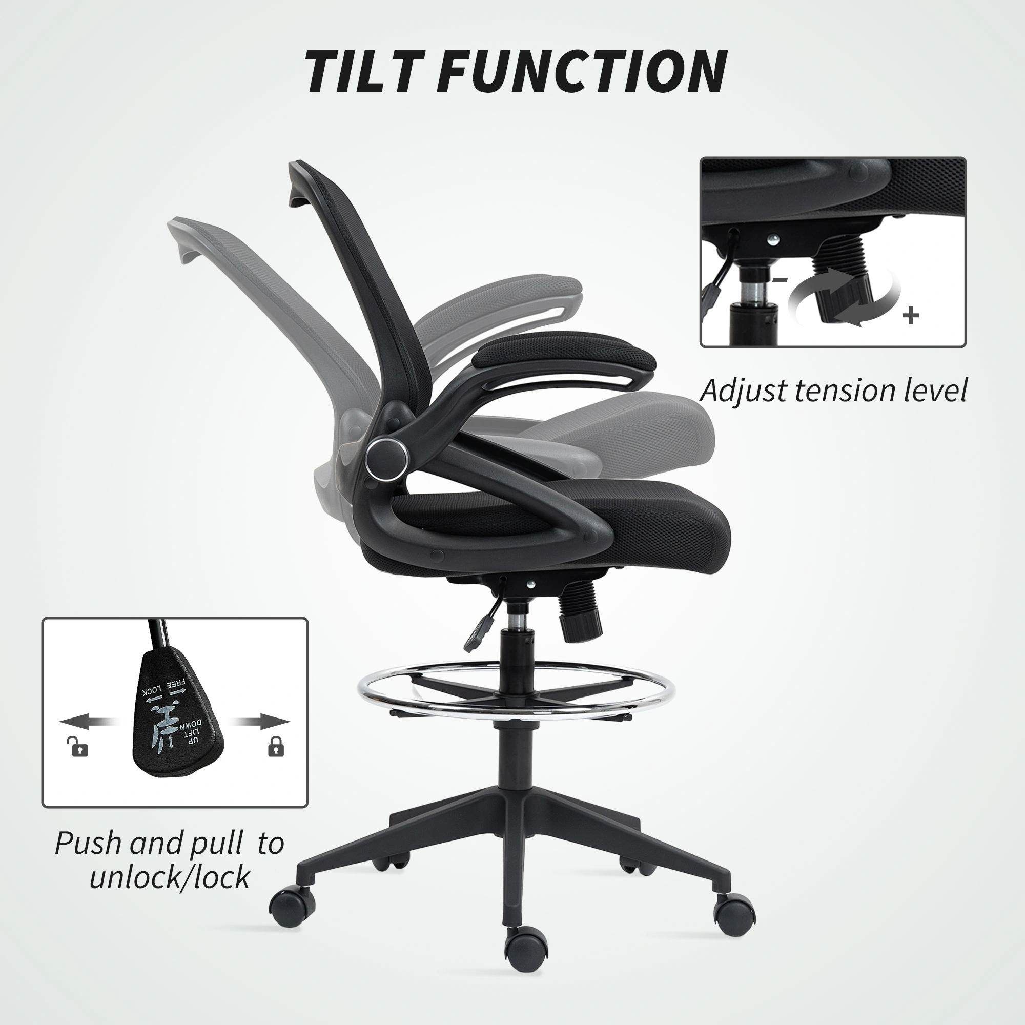 Riser Recliner Chair, Electric Lift Recliner with Remote Control, Upholstered Armchair for Living Room, Senior Accessibility view 5