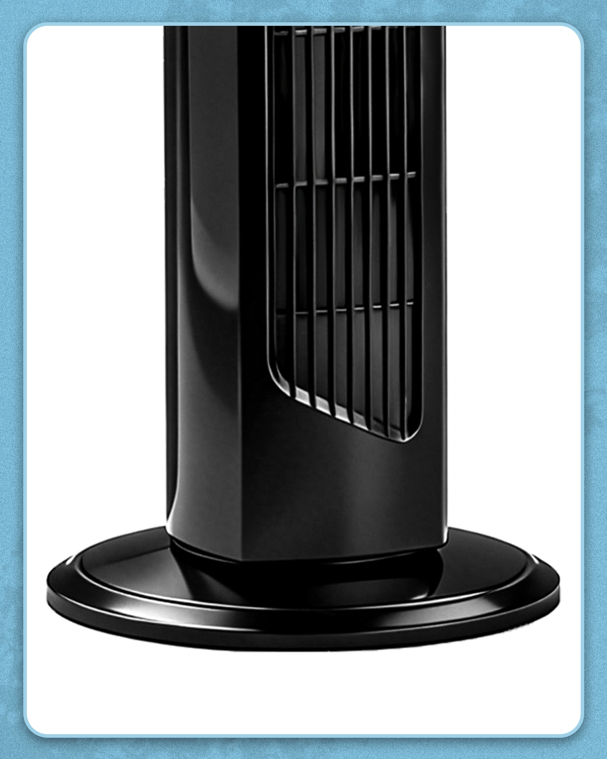 US Standard RTW-AR Tower Fan, 110V, 45W, 32 Inch Column Tower Fan, Touch Control with Remote, Plastic Body, Copper Motor, Black, 3 Speeds, 3 Wind Modes, Oscillating, 7.5-Hour Timer for Home Use view 13