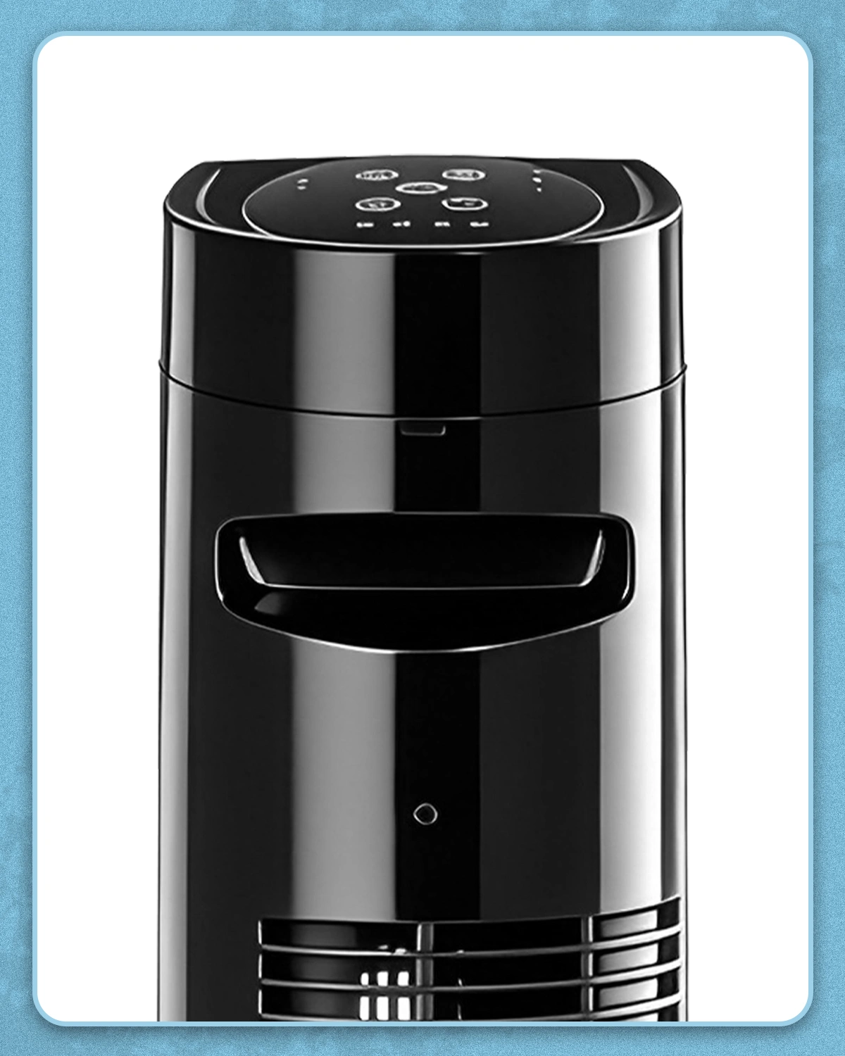 US Standard RTW-AR Tower Fan, 110V, 45W, 32 Inch Column Tower Fan, Touch Control with Remote, Plastic Body, Copper Motor, Black, 3 Speeds, 3 Wind Modes, Oscillating, 7.5-Hour Timer for Home Use view 6