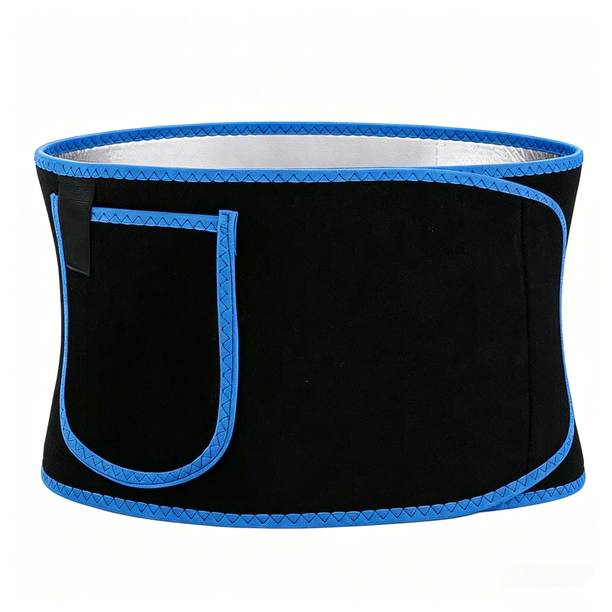 Waist Trainer Belt Body Shaper Weight Loss Girdle w/ Phone Pocket Blue Black Silver US Logistics USPS.TK/TMEU Self-pickup view 5