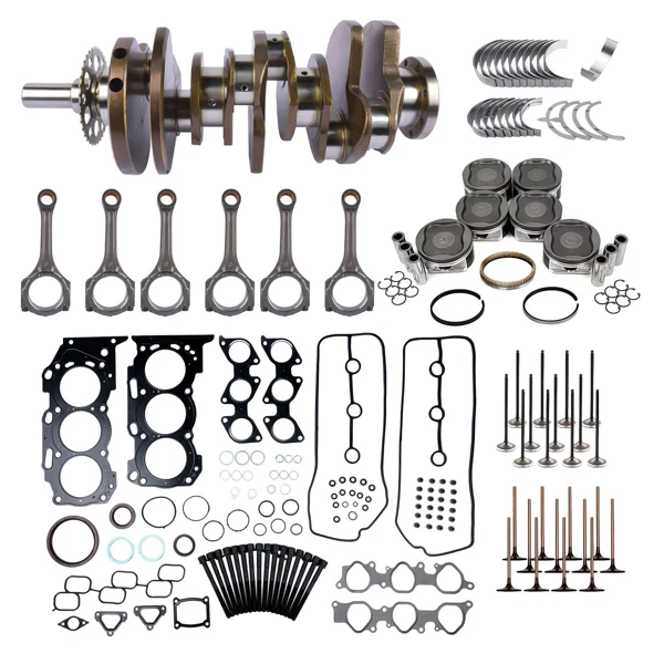 Engine Rebuild Kit Crankshaft Pistons Rods Replacement for Toyota 4Runner FJ Cruiser 4.0L
