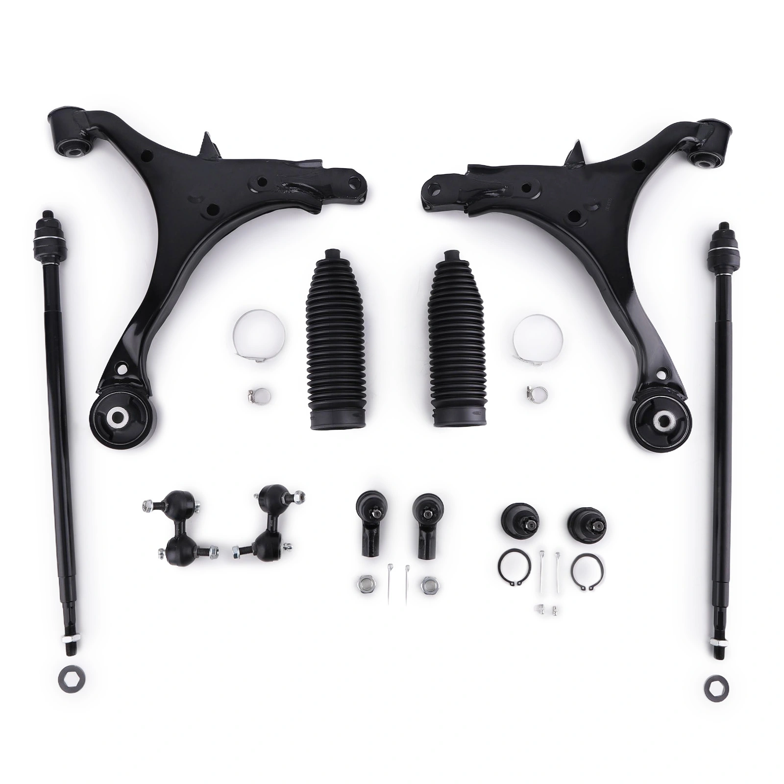 12x Front Suspension Lower Control Arms Tie Rods Kit fit for Honda CR-V 2002-2004 view 6