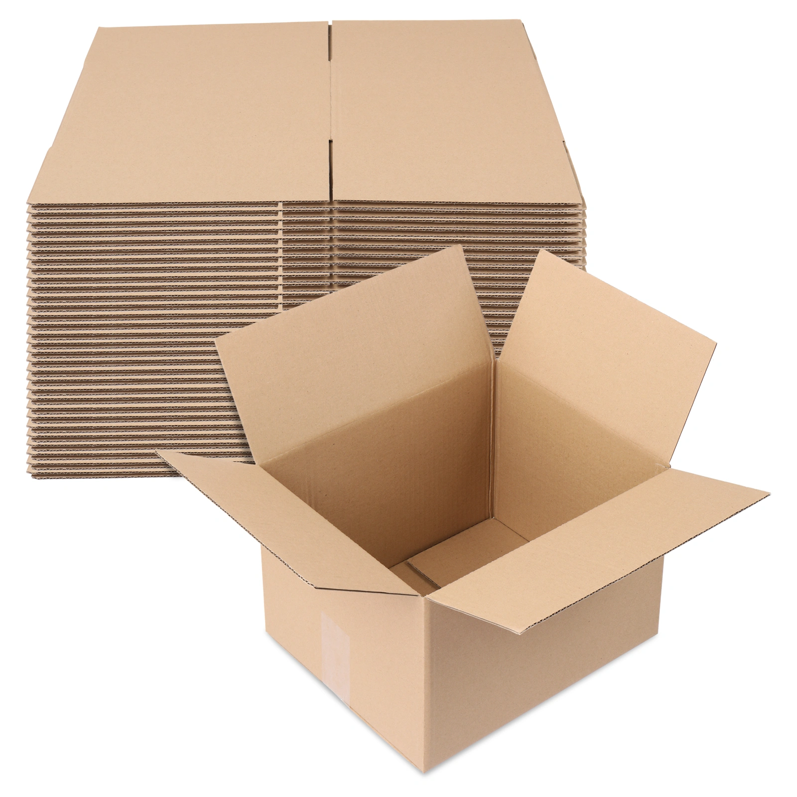 50pcs 12 "x 10" x 8 "(30.5x25.4x20.3) 3mm thick corrugated cardboard box in kraft paper color view 10