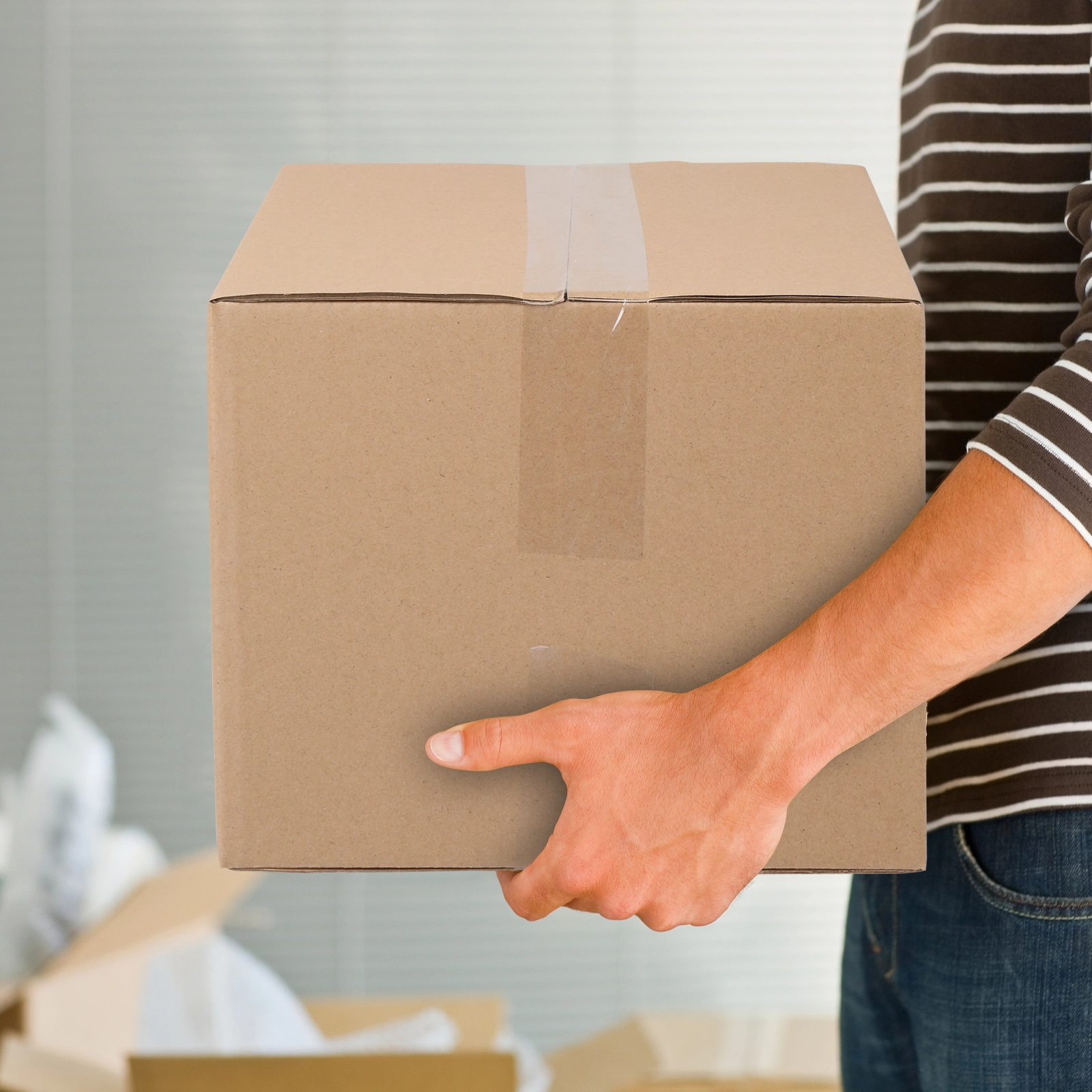 50pcs 12 "x 10" x 8 "(30.5x25.4x20.3) 3mm thick corrugated cardboard box in kraft paper color view 11