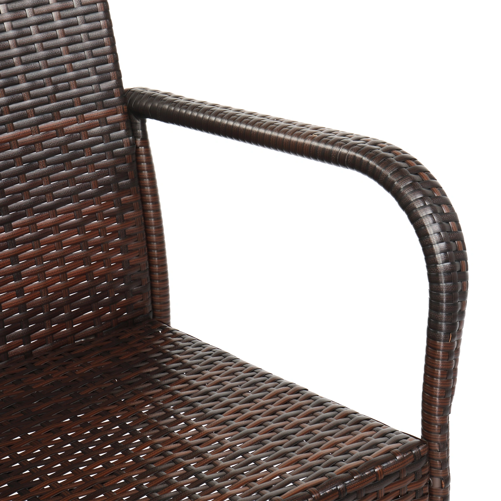 2pcs High Bar Chair Brown Gradient view 12