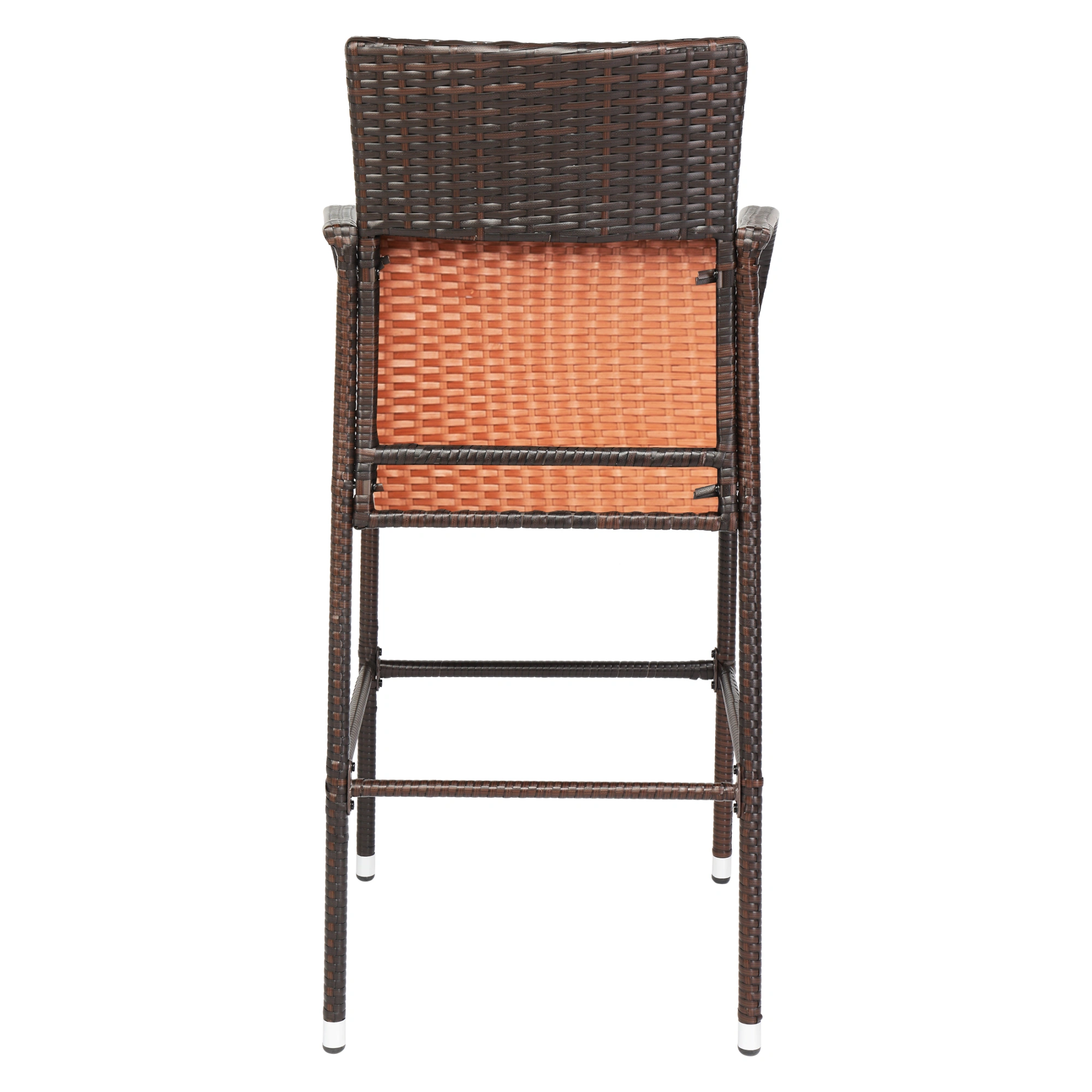 2pcs High Bar Chair Brown Gradient view 33