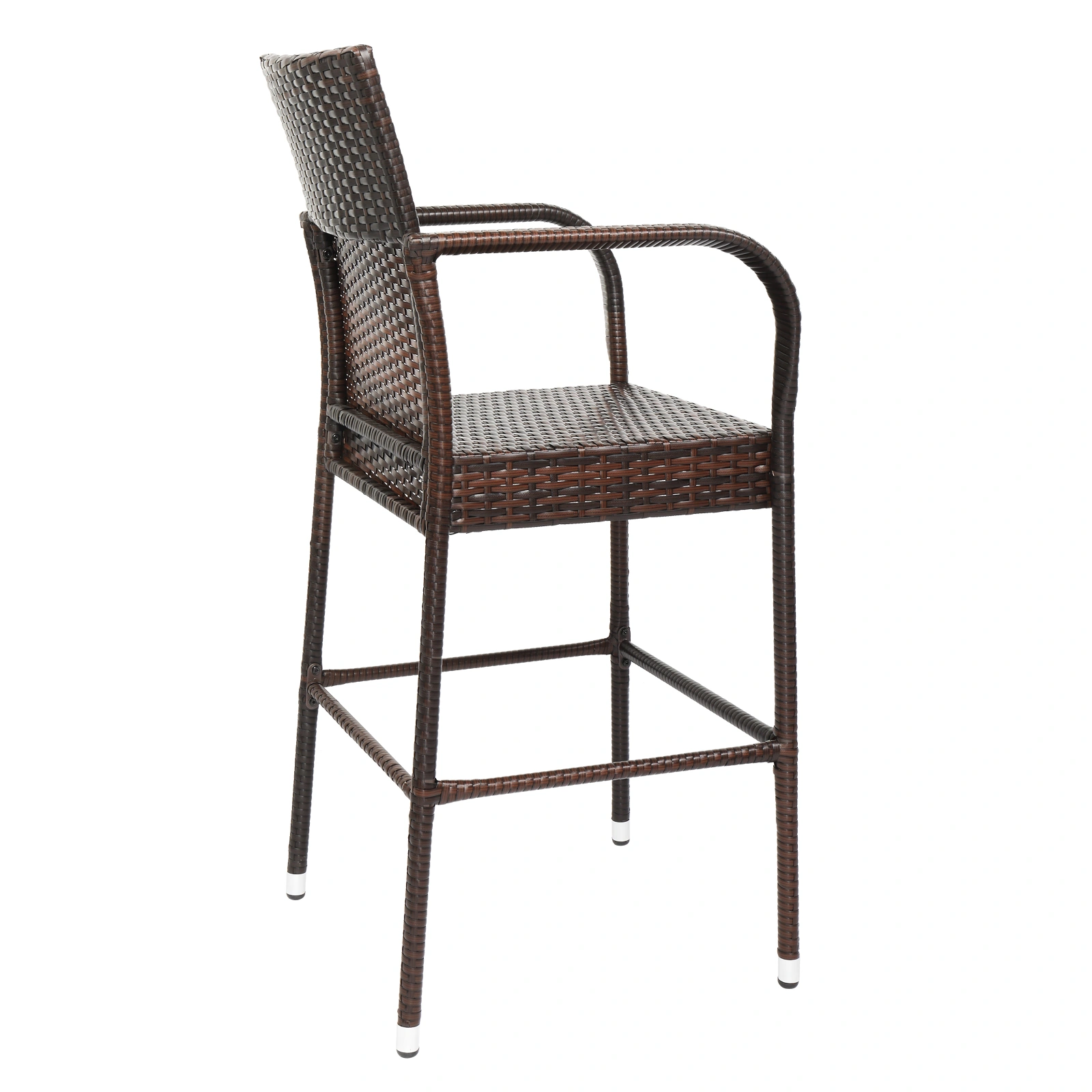 2pcs High Bar Chair Brown Gradient view 43