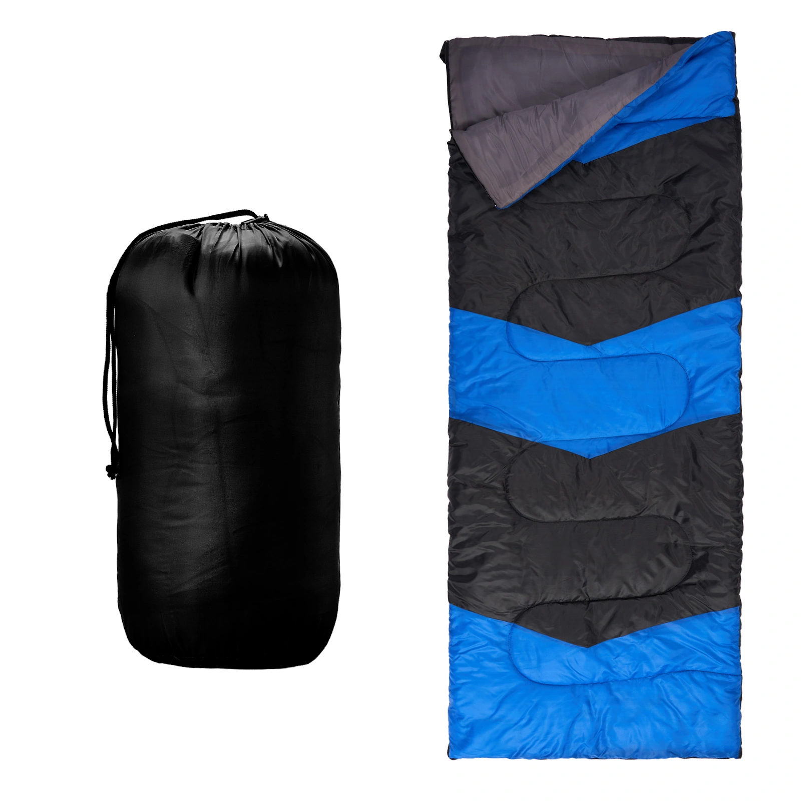 Lightweight Sleeping Bag for Backpacking, Hiking, Waterproof Compact Envelope Sleeping Bag for Cold & Warm Weather, Blue view 5