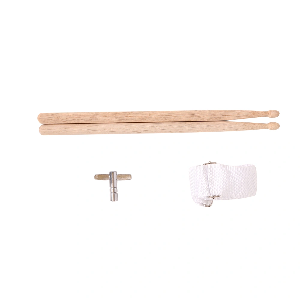 13 x 3.5" Snare Drum Poplar Wood Drum Percussion Set Tiger Stripes view 2