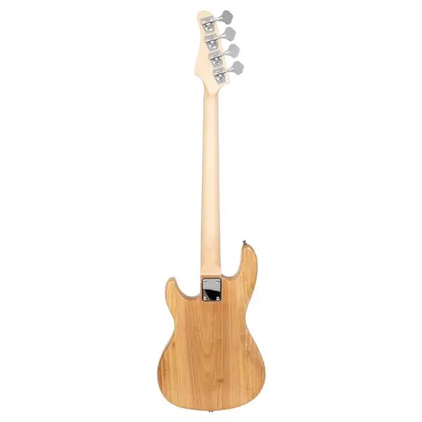 Fretless Electric Bass Guitar Full Size 4 String for experienced Bass Players Cord Wrench Tool Burlywood view 6