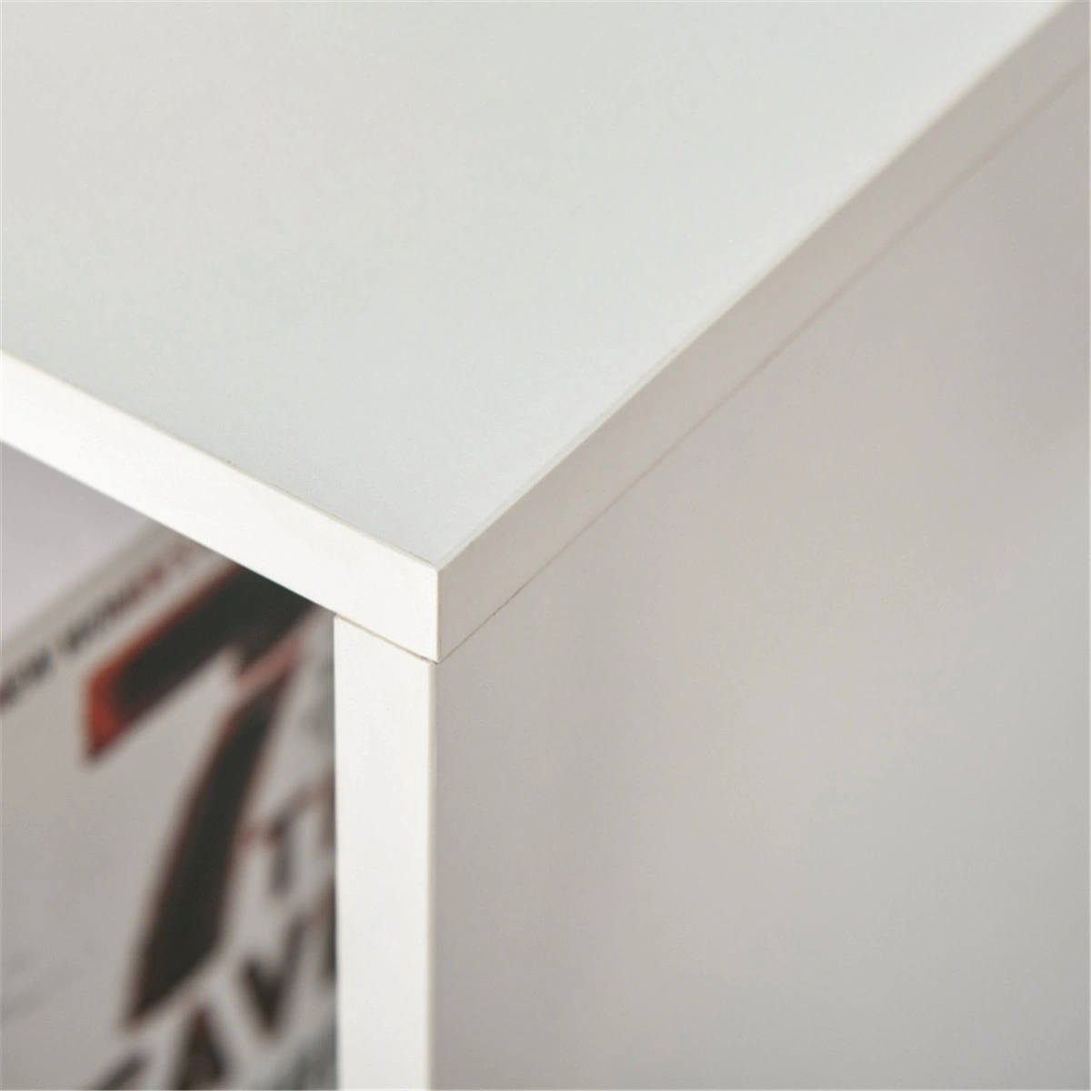 Modern Bookcase Cabinet with Open Shelves - Storage Display Rack for Living Room, Bedroom, Office view 3