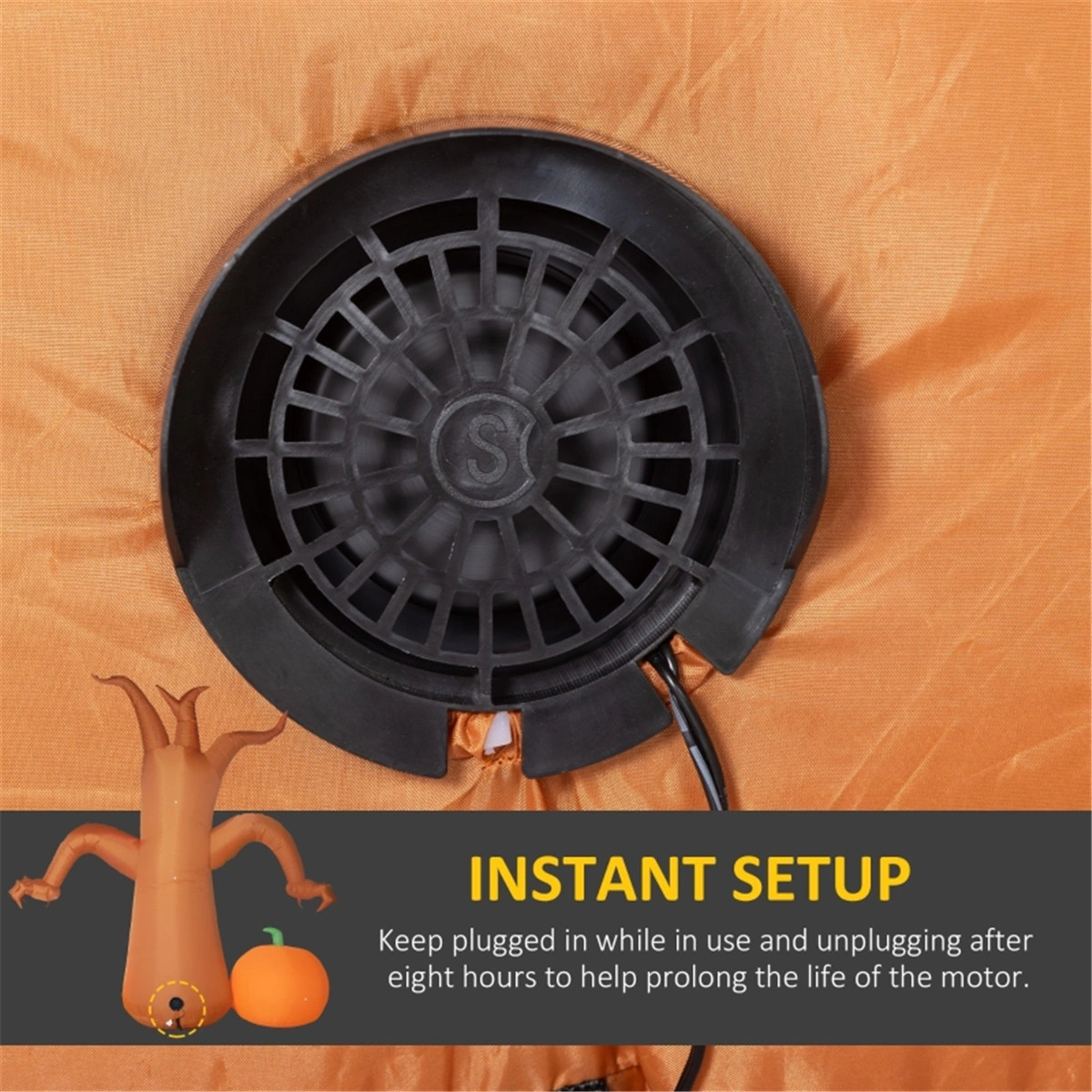 Halloween Decoration Item - Seasonal Spooky Event Party Accent Piece view 2