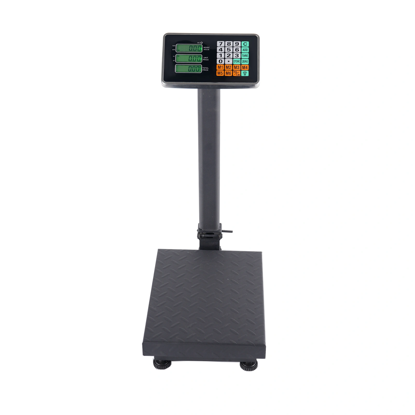 100KG/220lbs LCD Digital Personal Floor Postal Platform Scale with 30*40 Platform & 0.6mm Plate Black UK Plug view 16