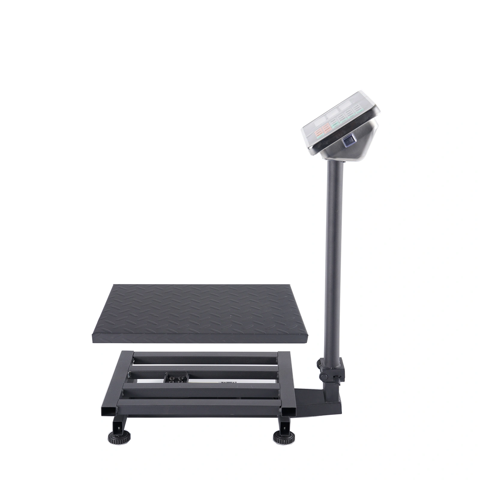 100KG/220lbs LCD Digital Personal Floor Postal Platform Scale with 30*40 Platform & 0.6mm Plate Black UK Plug view 2