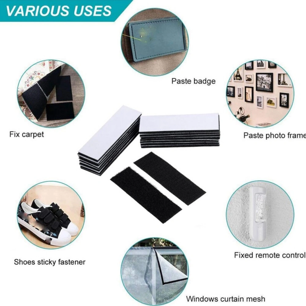25 Pack Heavy Duty Sticky Pads, Industrial Strength Reusable Wall Mount Hooks for Pictures, Frames, No Nails Required