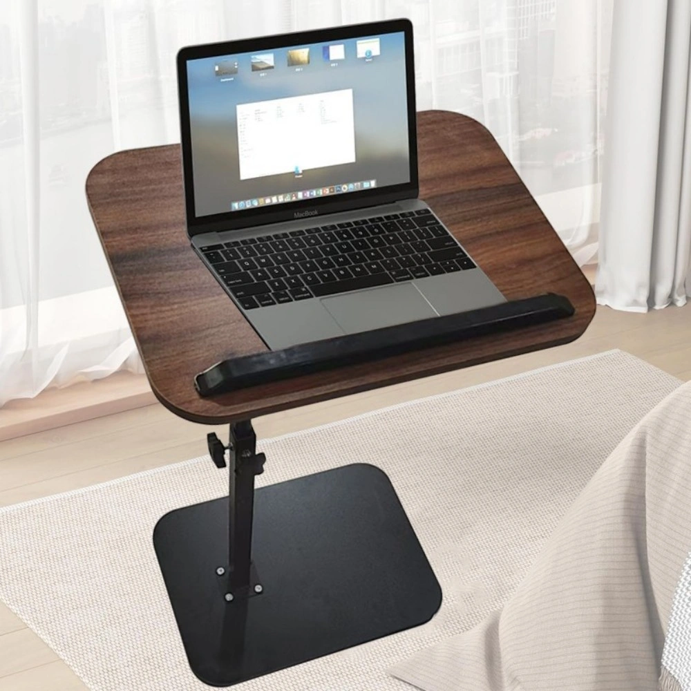 C-Shaped Adjustable Flip Side Table, Sofa End Table, Coffee Laptop Table, Space Saving Living Room view 2
