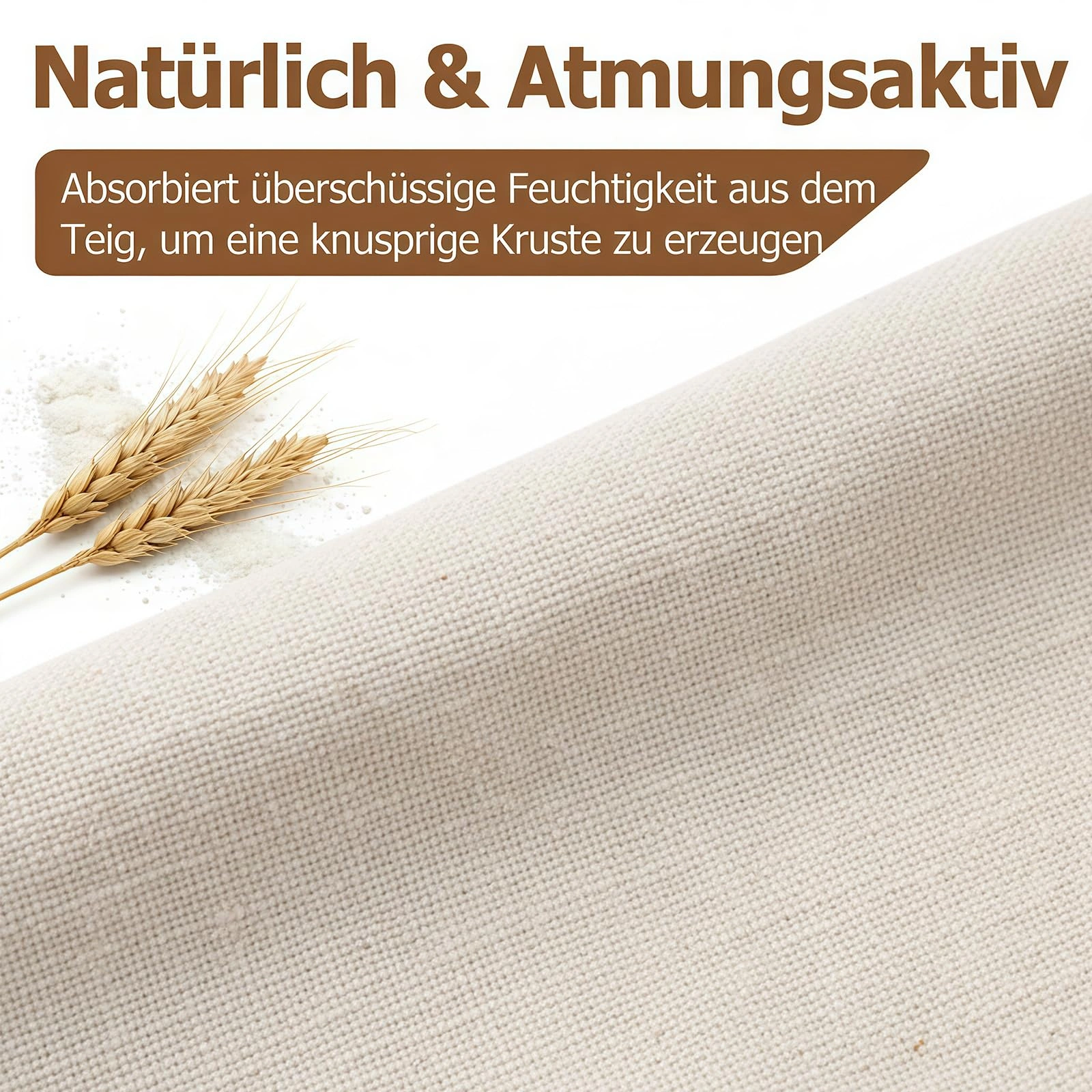 4-Pack Banneton Liners, Round & Oval Bread Proofing Basket Inserts with Elastic Band, Linen Dough Rises Cloth view 5