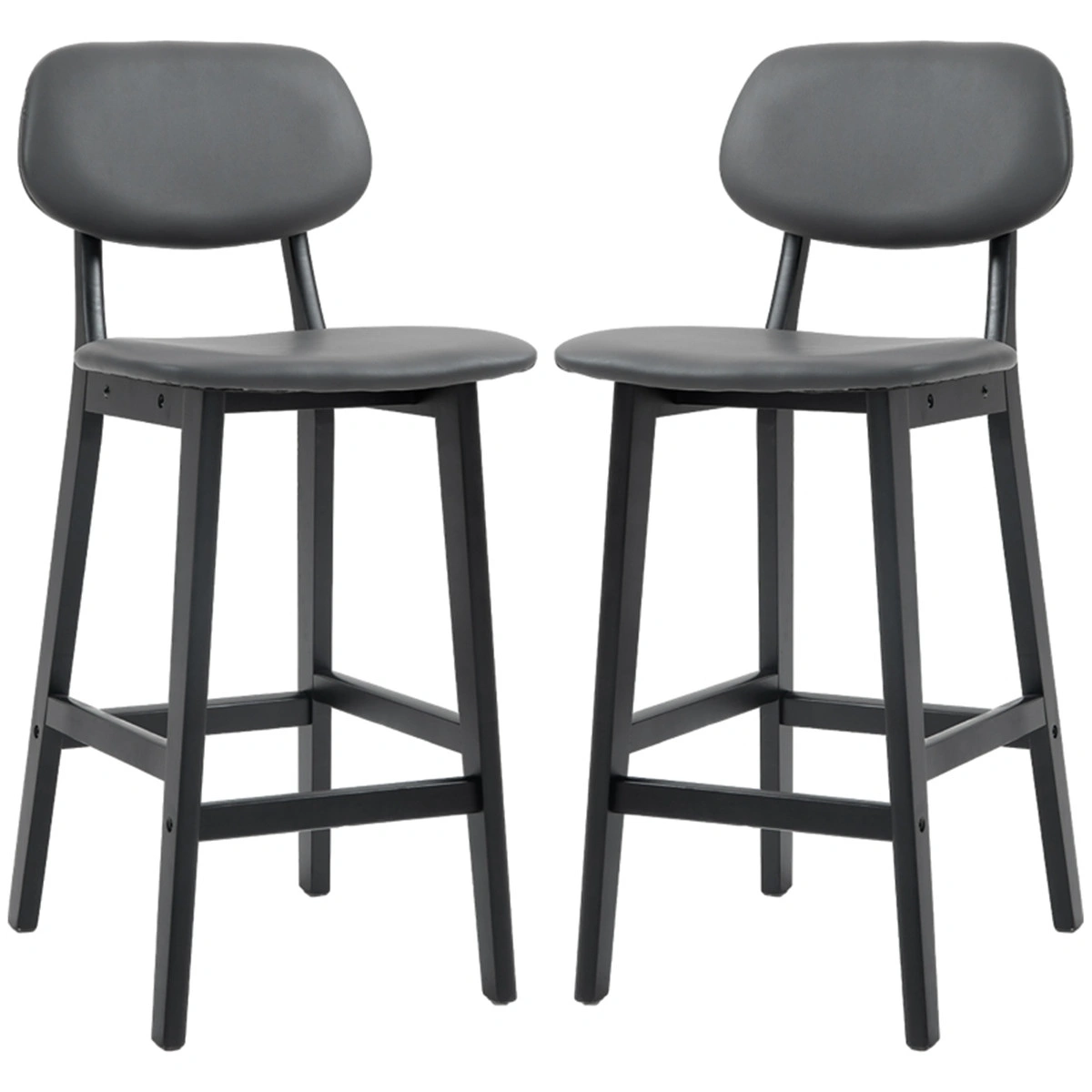 Modern Bar Stools Dining Chair, Office Chair - Adjustable Height Swivel Stool for Kitchen Island Living Room view 2