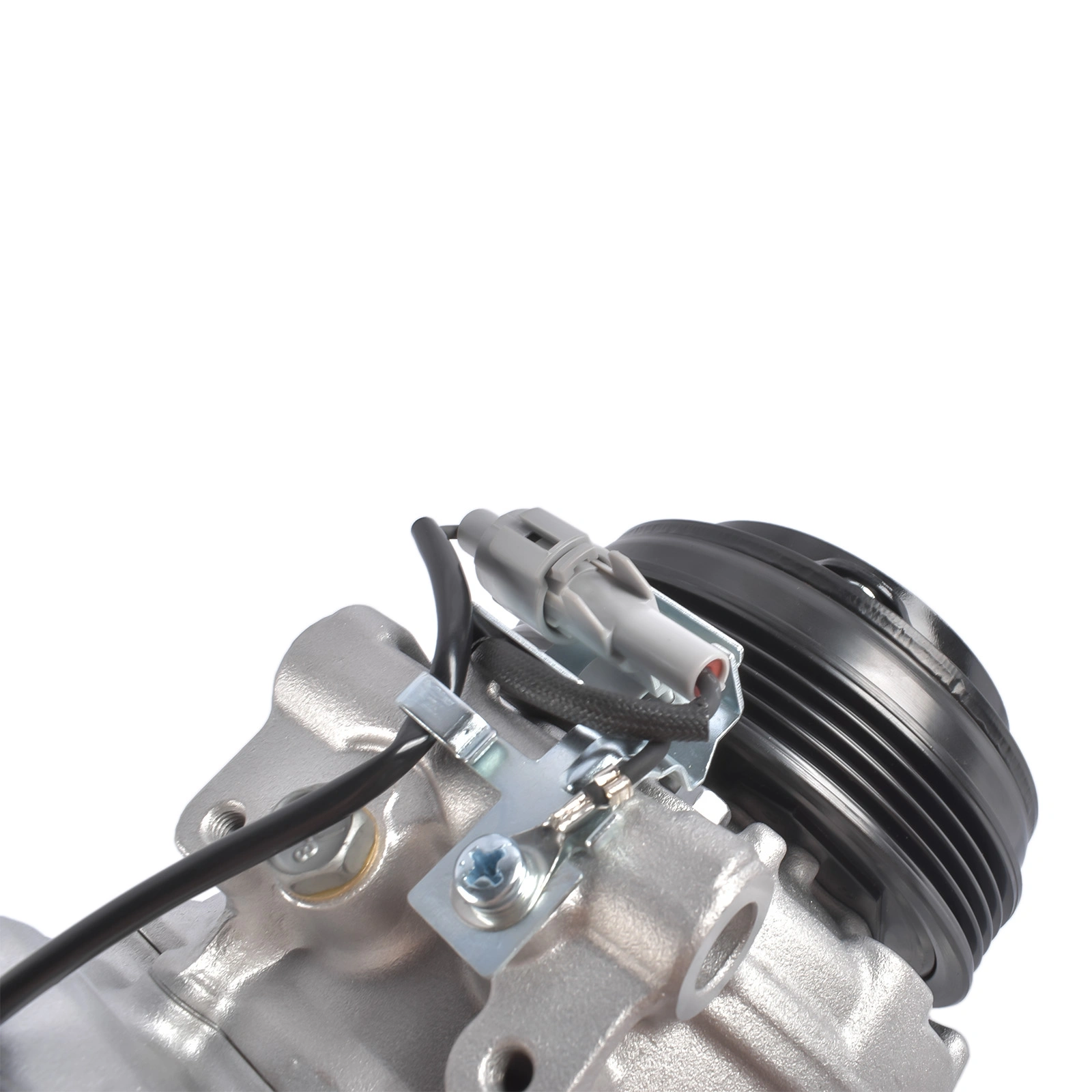 A/C Compressor w/ 4-Groove Clutch Replacement for BMW 550i 650i 750i 750Li M5 M6 X1 X3 X4 X5 X6 64509154072 view 5