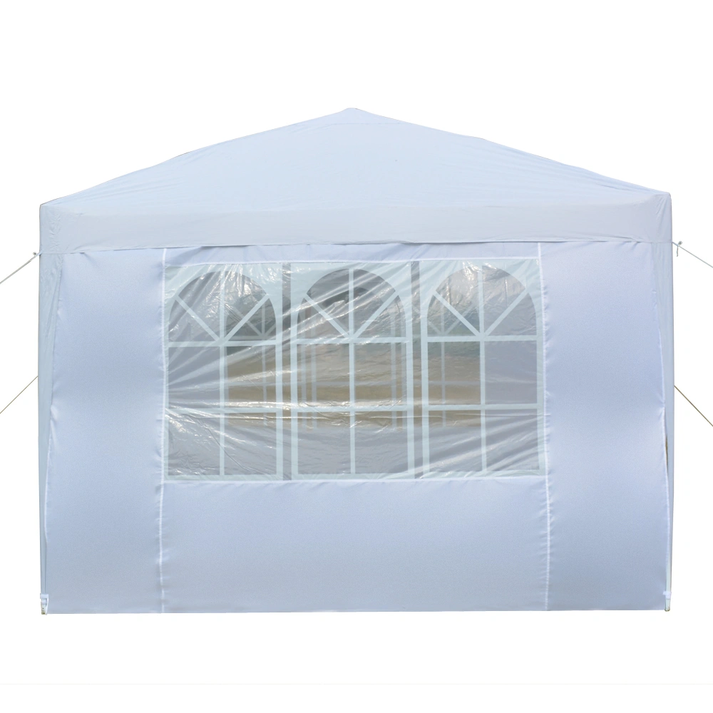 3 x 3m Two Doors & Two Windows Practical Waterproof Right-Angle Folding Tent White view 31