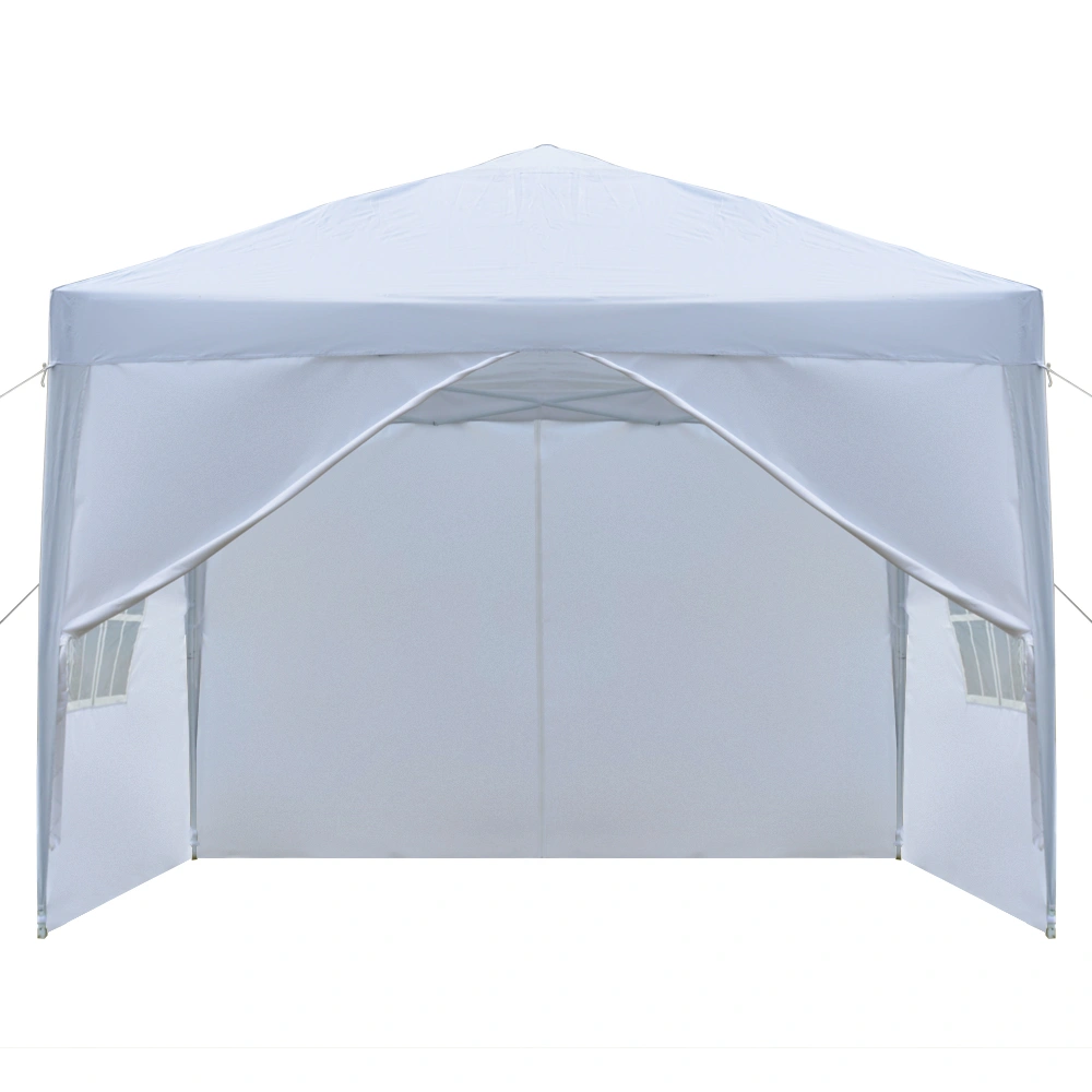 3 x 3m Two Doors & Two Windows Practical Waterproof Right-Angle Folding Tent White view 37