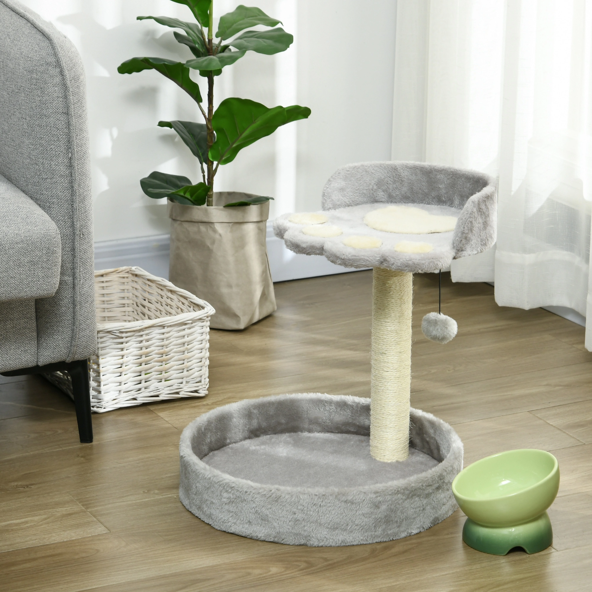 Cat Tree - Multi-Level Cat Condo with Scratching Posts, Perches, and Cozy House