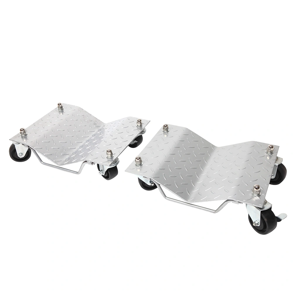 4pcs 3" Car Wheels Dolly Silver