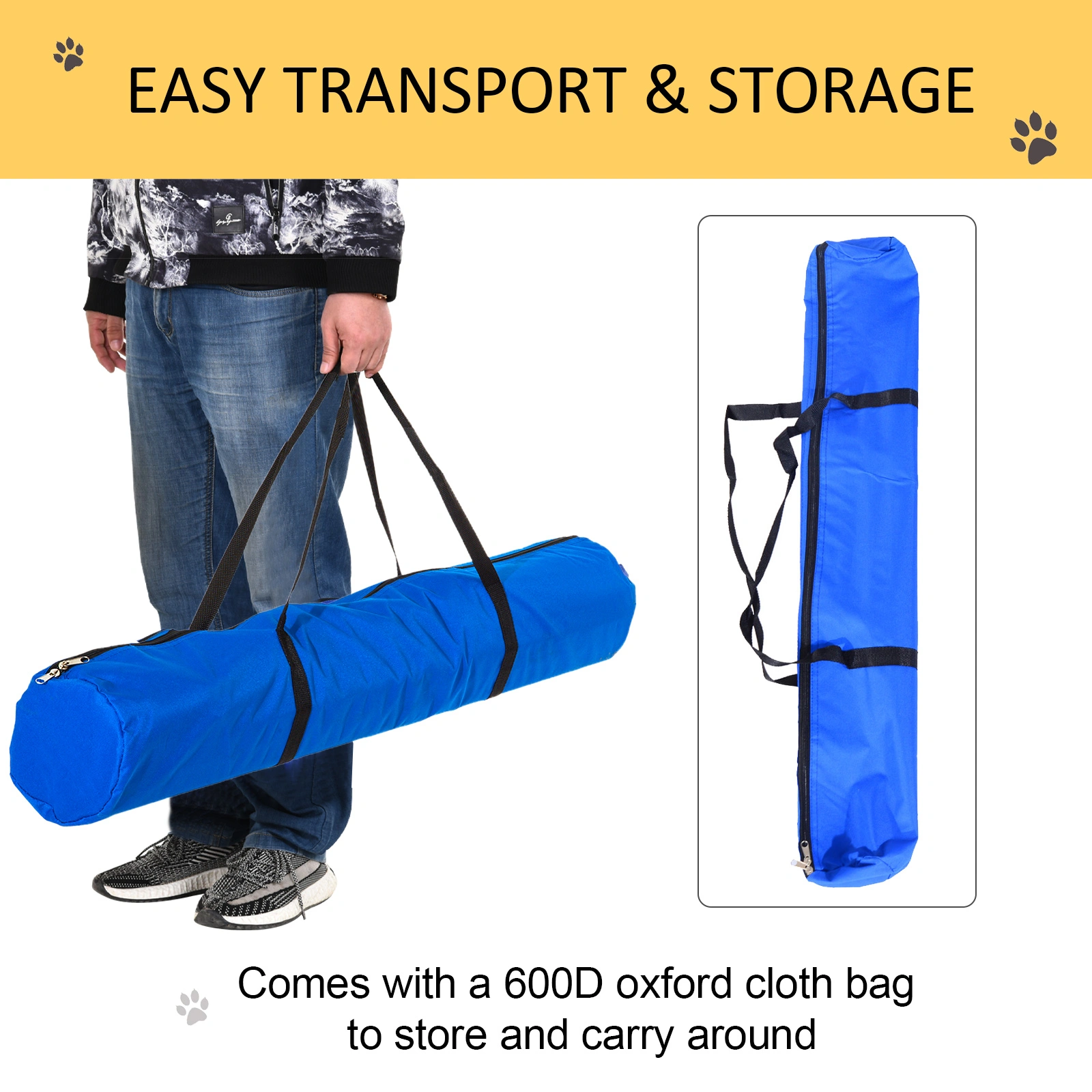 Dog Agility Training Equipment Set - Professional Pet Obstacle Course for Canine Fitness & obedience view 2