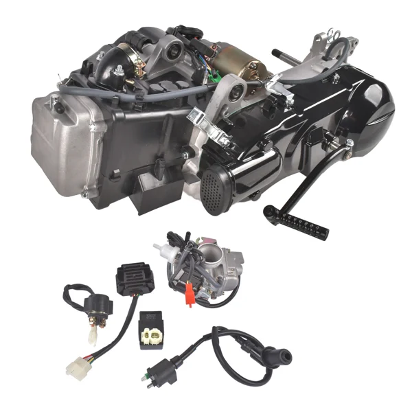 Complete Engine 150CC 4-Stroke fit for GY6 Scooter Dirt Bike Motor Short Case view 2