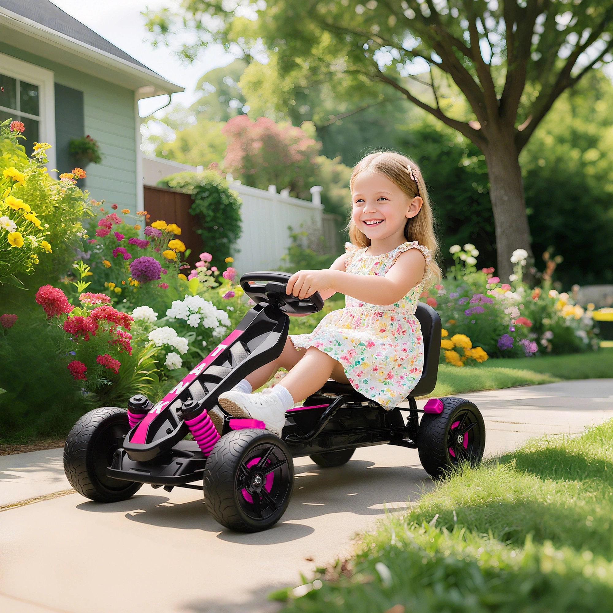 Children's Car - Electric Ride-On Toy Car for Kids with Remote Control, LED Lights & MP3 Player