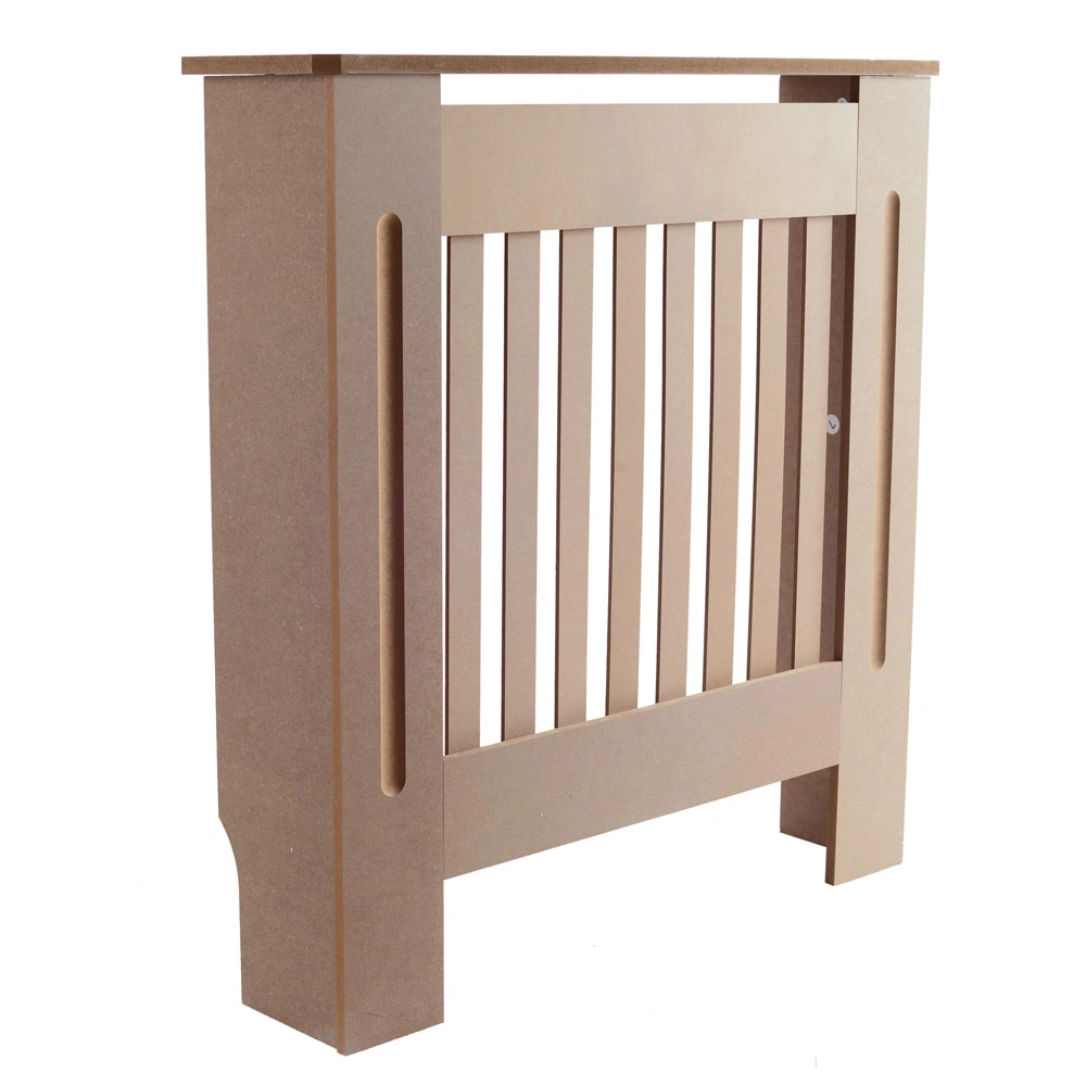 Traditional Vertical Stripe Radiator Cover, E1 MDF Ventilated Wood Finish Small Size for Home Decor view 3