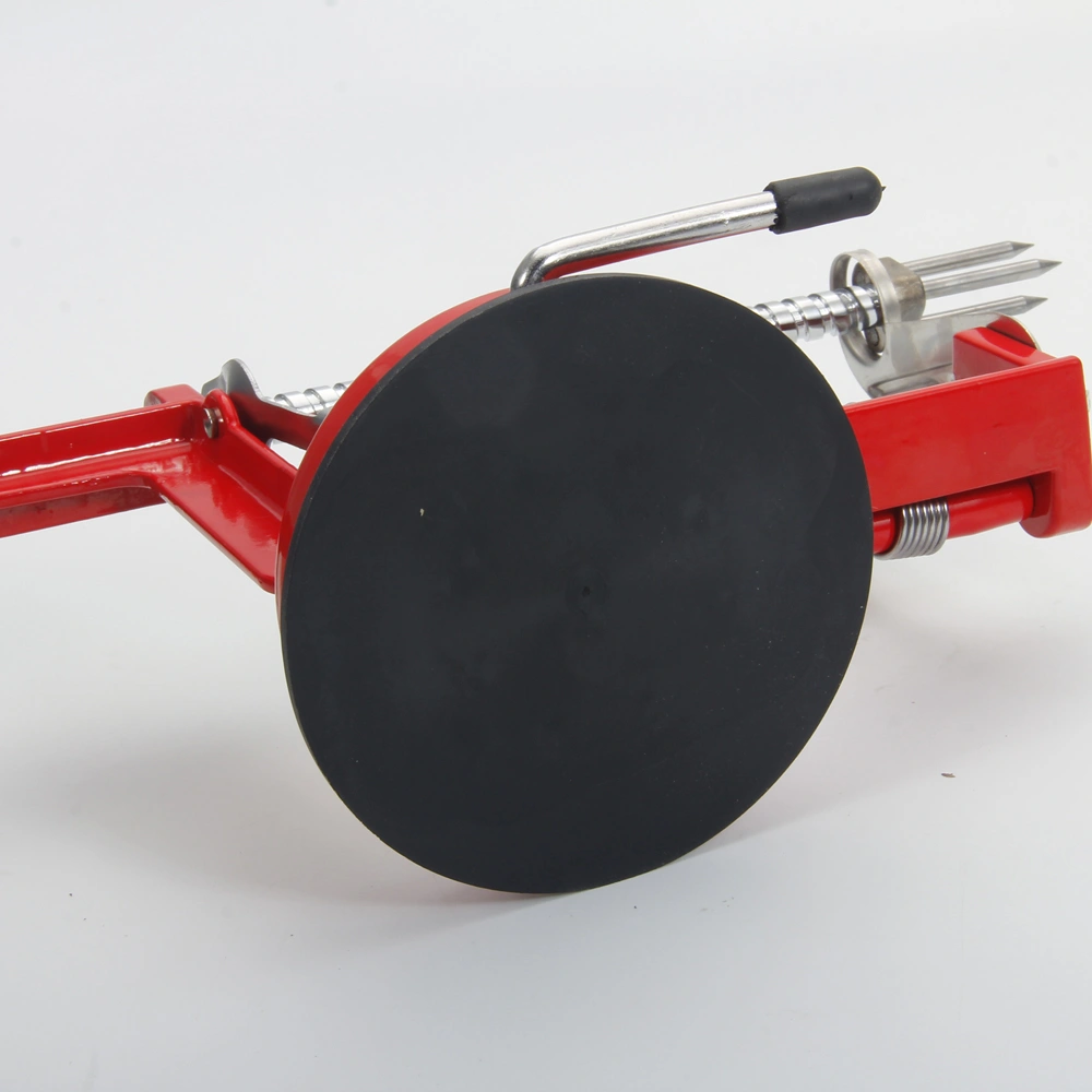 3-in-1 Stainless Steel Hand-cranking Apple Peeler Slicer Peeler Red view 9