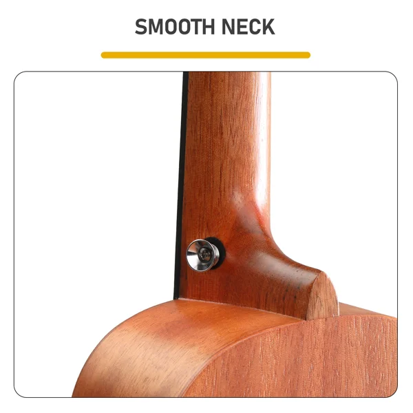 21in mahogany body rosewood fingerboard ukulele, cotton bag, capo, strap, picks*2, tuner,Strings,Dust cloth view 3