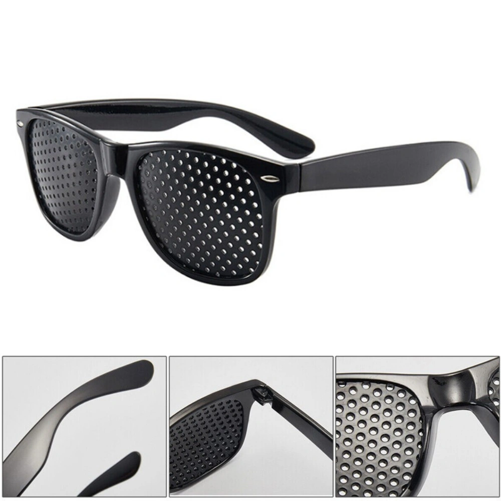 2 Pcs Pinhole Glasses Eyesight Correction Exercise Vision Training Eyewear Care