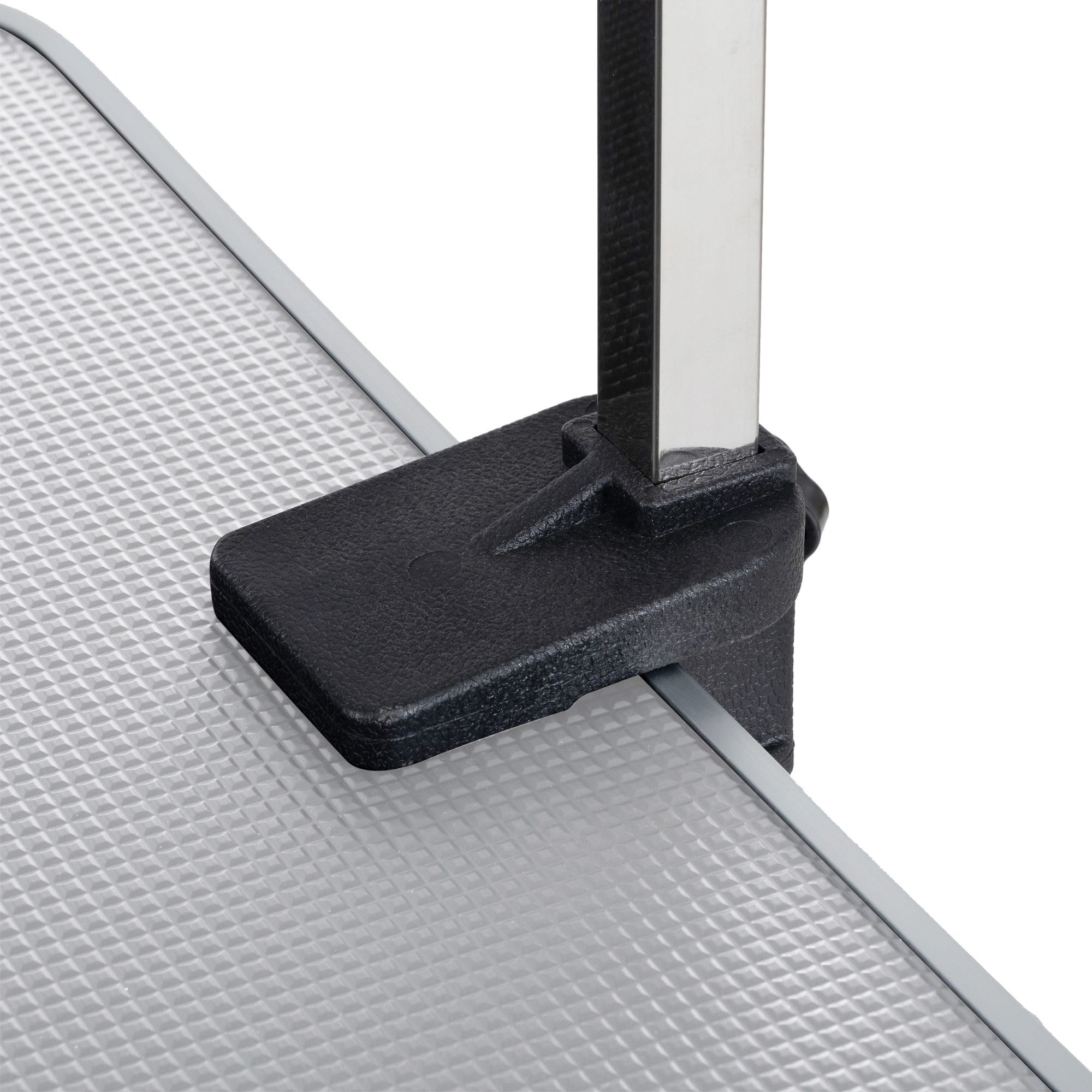 36" Folding Dog Pet Grooming Table Stainless Steel Frame Rubber Mat on Board with Adjustable Arm and Clamps pet dog Cat Grooming Table (SILVER-GRAY COLOR) view 10