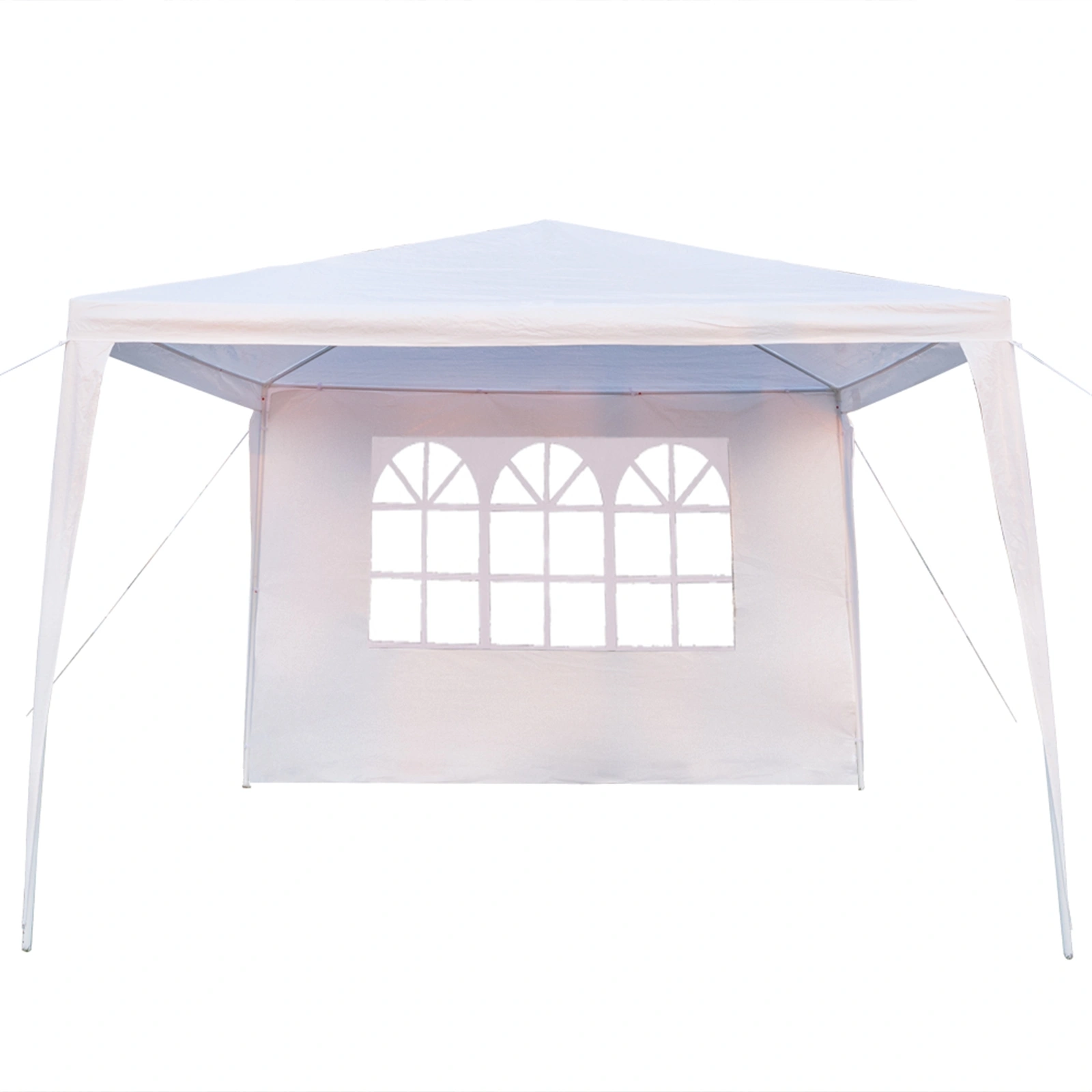 3 x 3m Three Sides Waterproof Tent with Spiral Tubes White view 25