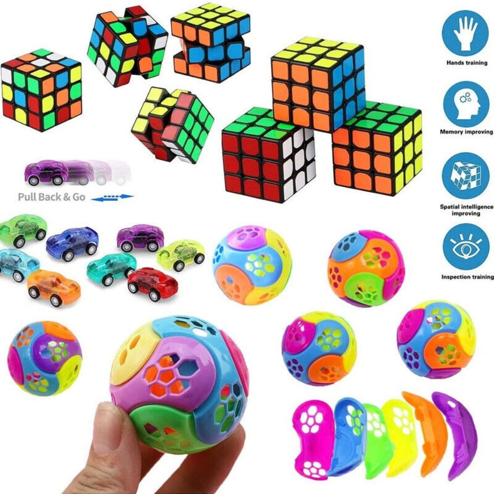 52PCS Kids Party Favors Toys, Premium Mini Cute Assortment Goodie Bag Fillers for Birthday Celebrations view 4