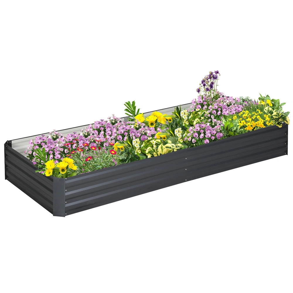 Raised Garden Bed Planter Box Outdoor Vegetable Flower Container
