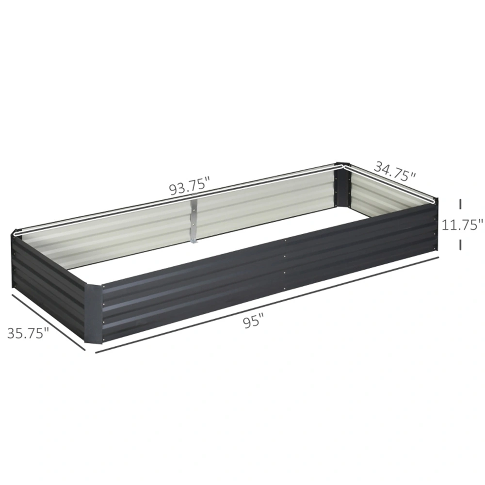 Raised Garden Bed Planter Box Outdoor Vegetable Flower Container view 2