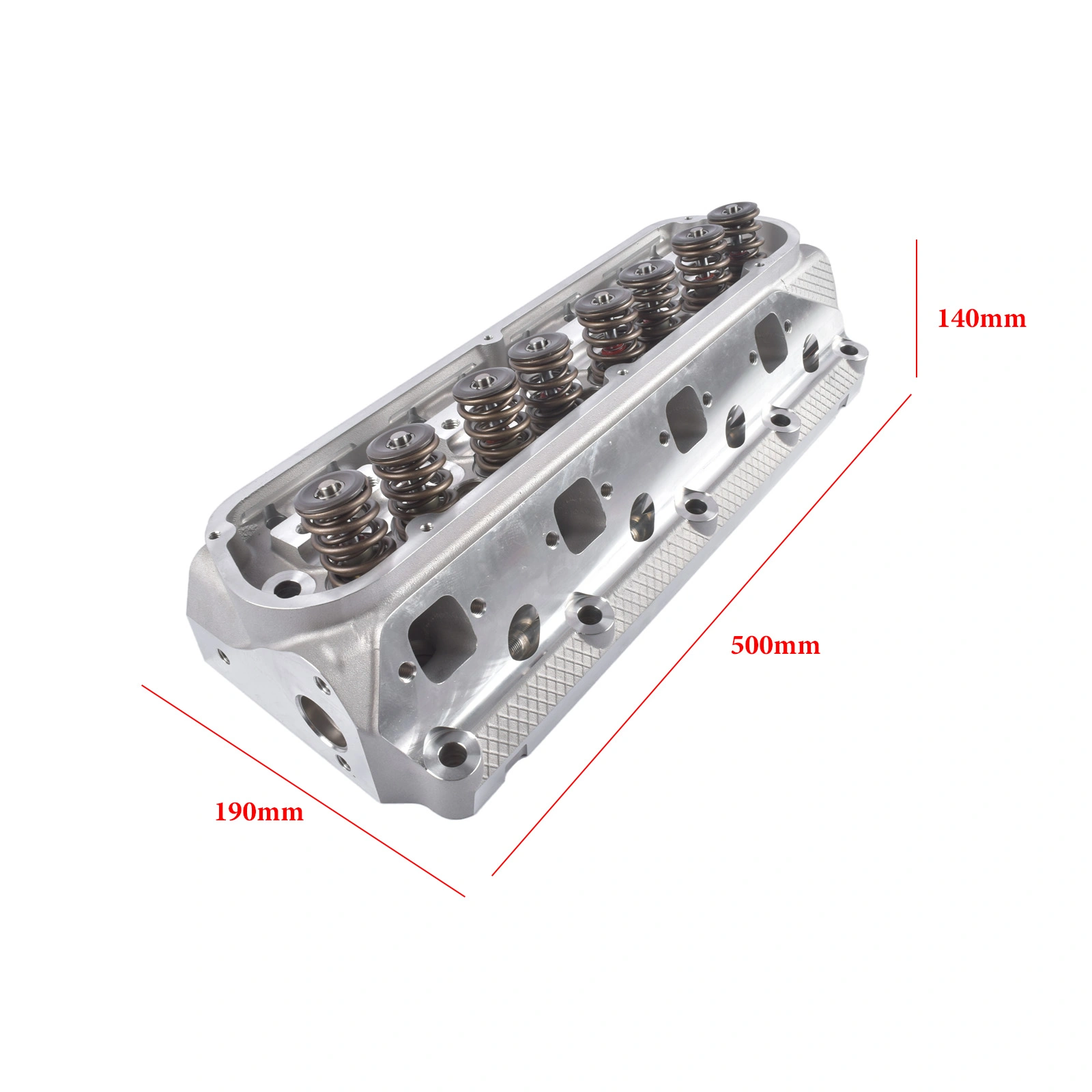 Cast Aluminum Cylinder Head Assembly 175-185cc 64cc 2.020/1.600in Replacement for Ford Small Block 289 302 351W view 12