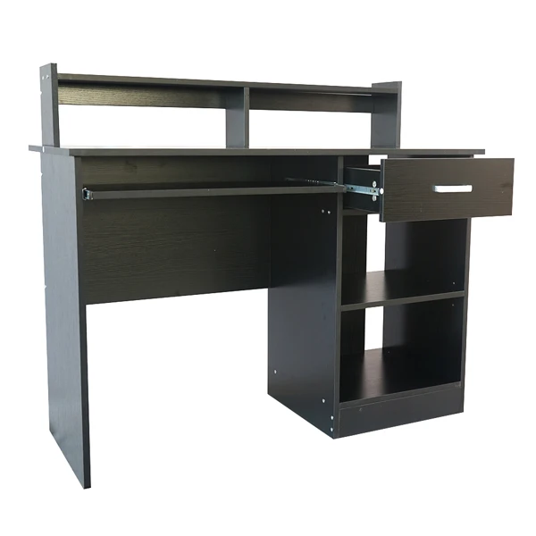 General Style Modern E1 15MM Chipboard Computer Desk Black view 4