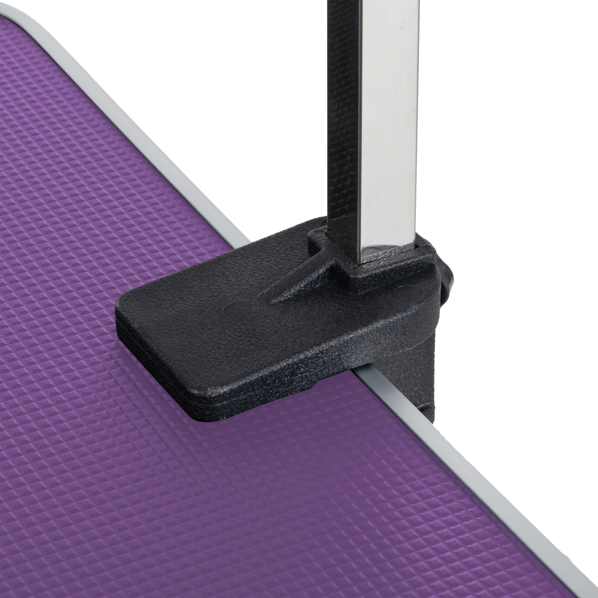 36" Folding Dog Pet Grooming Table Stainless Steel Frame Rubber Mat on Board with Adjustable Arm and Clamps pet dog Cat Grooming Table (PURPLE COLOR) view 9